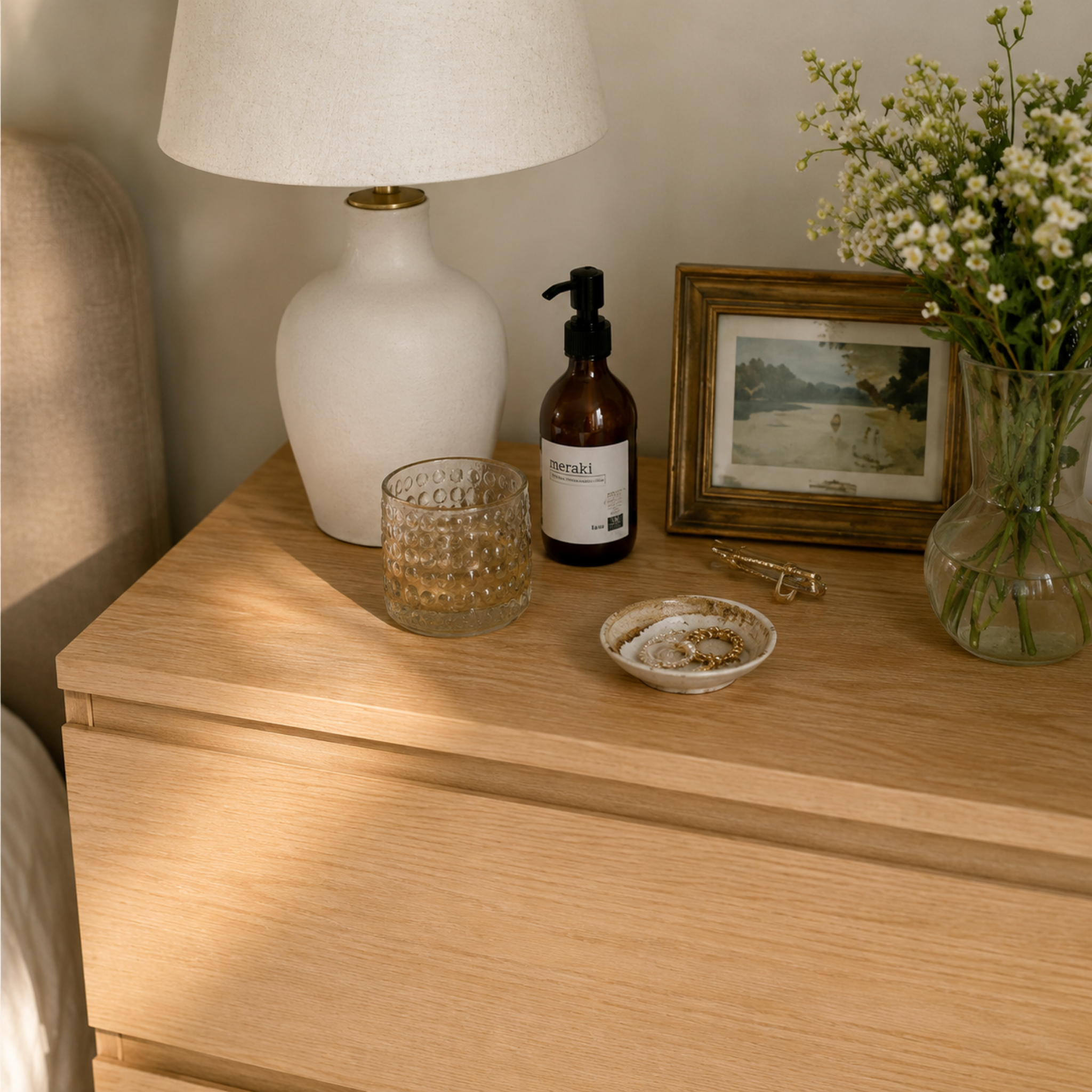 Loft Ensio Chest of 3 Drawers, Natural Wood