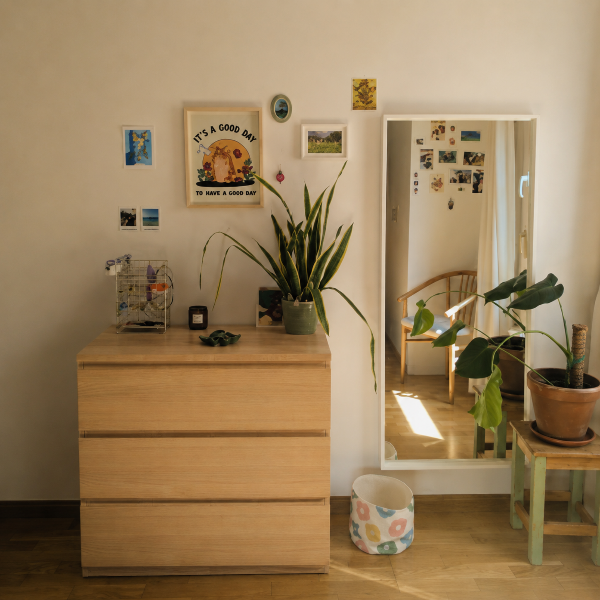 Loft Ensio Chest of 3 Drawers, Natural Wood