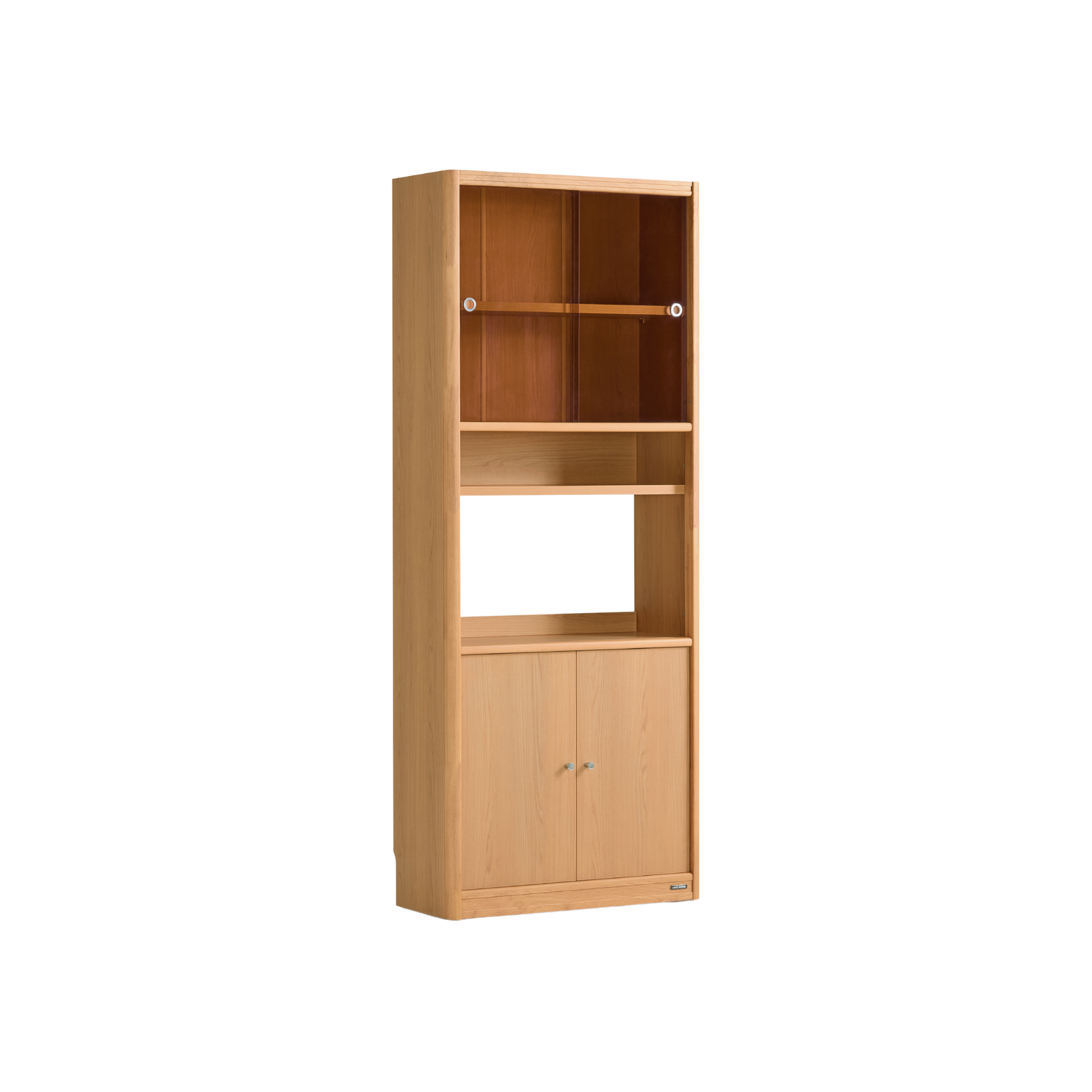 Linspire Aalto Tall Cabinet, Natural Wood