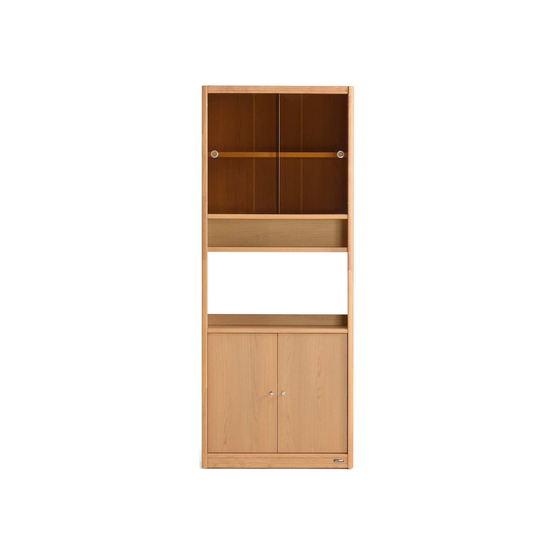 Linspire Aalto Tall Cabinet, Natural Wood