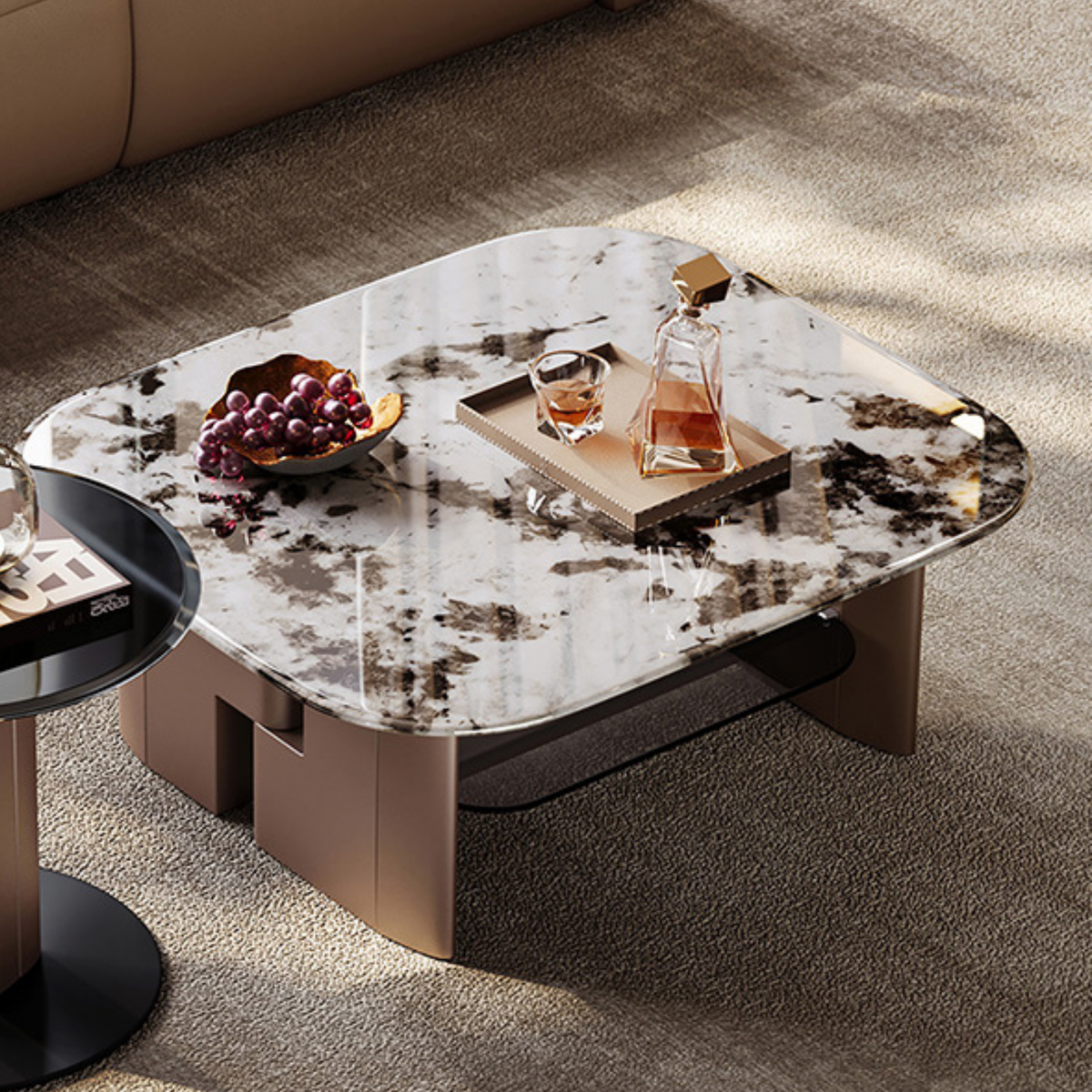 Linspire Solace Marble Top Coffee Table