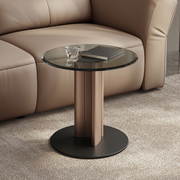Linspire Solace Glass Top Side Table