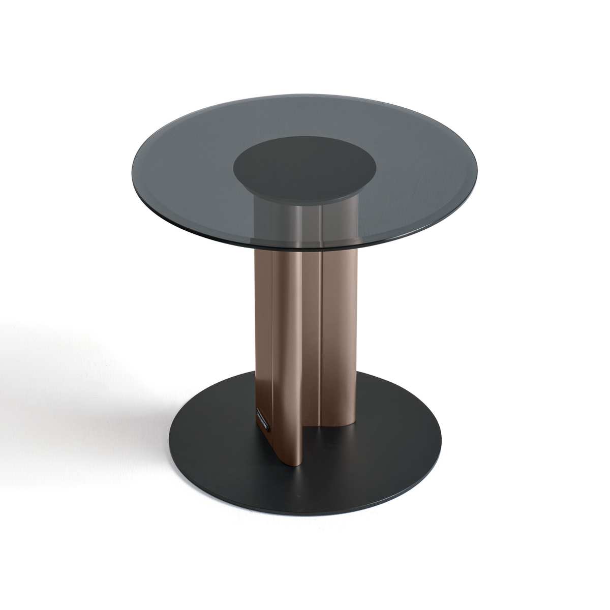 Linspire Solace Glass Top Side Table