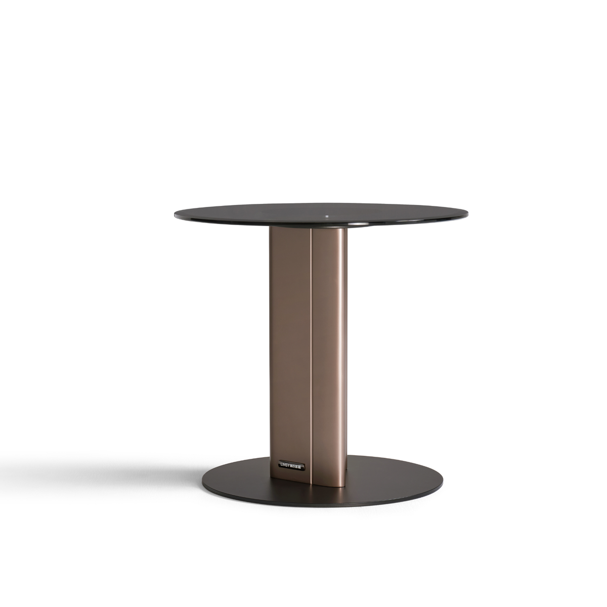 Linspire Solace Glass Top Side Table