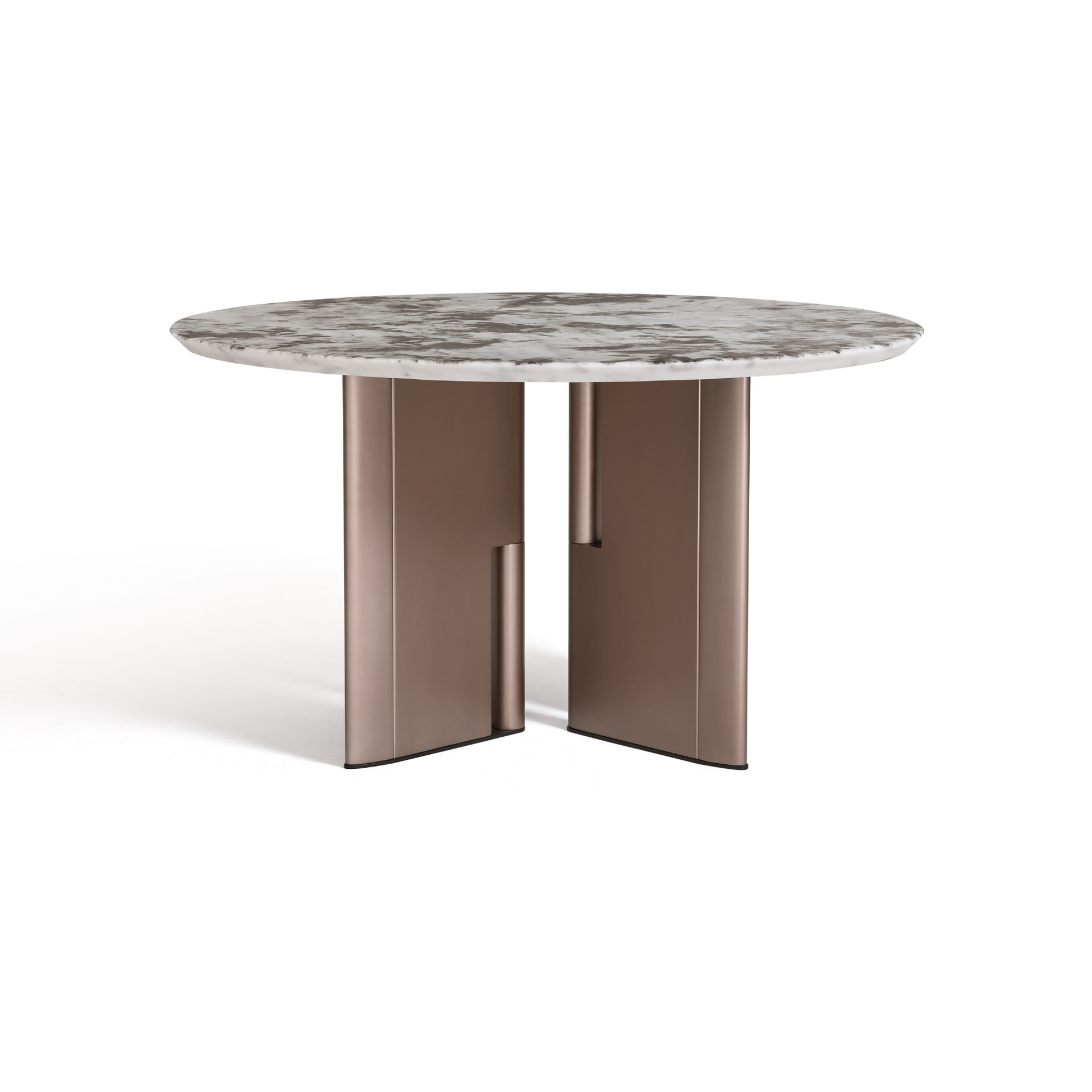 Linspire Solace Round Marble Top Dining Table, Marble