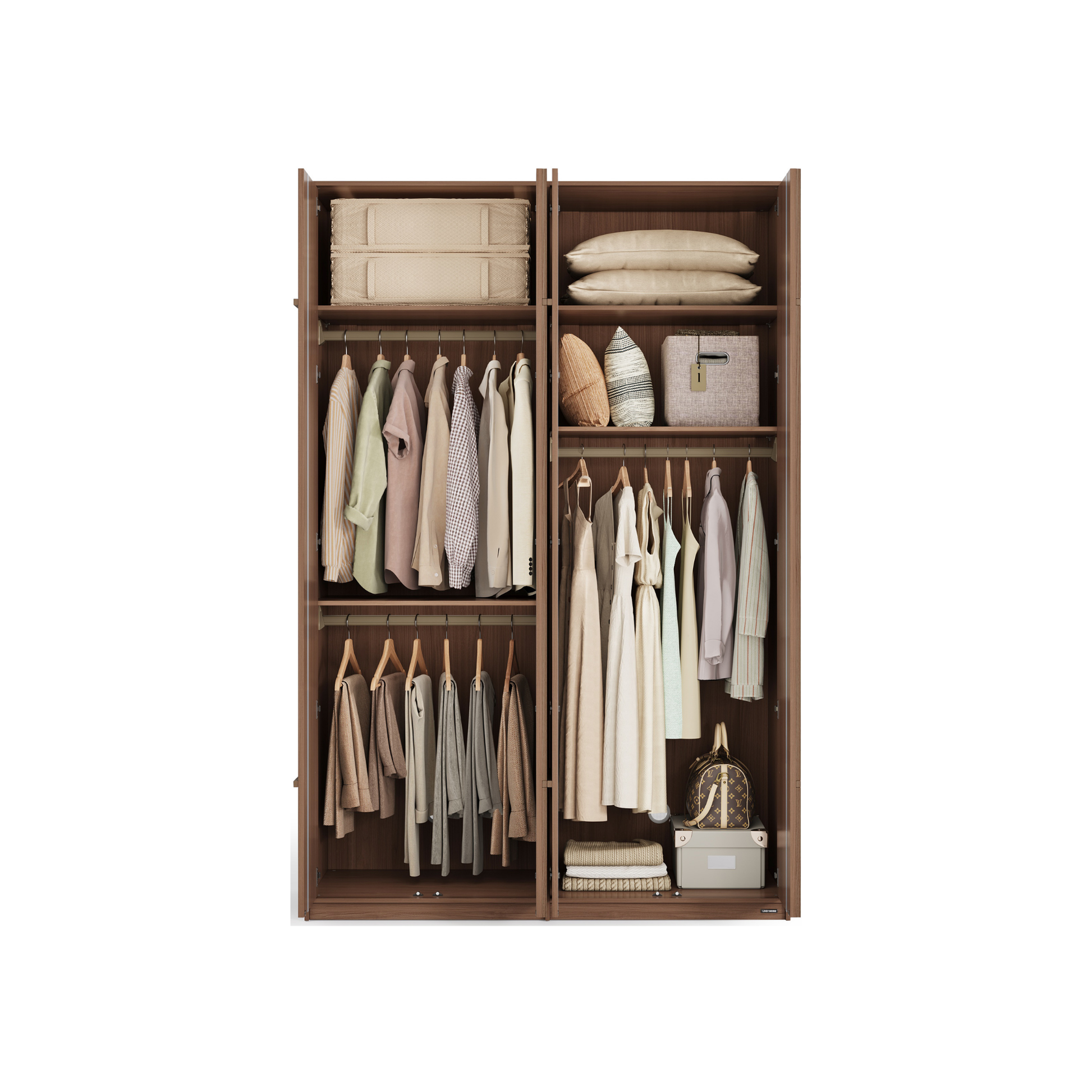 Linspire Nook 4-Door Wardrobe, H240cm