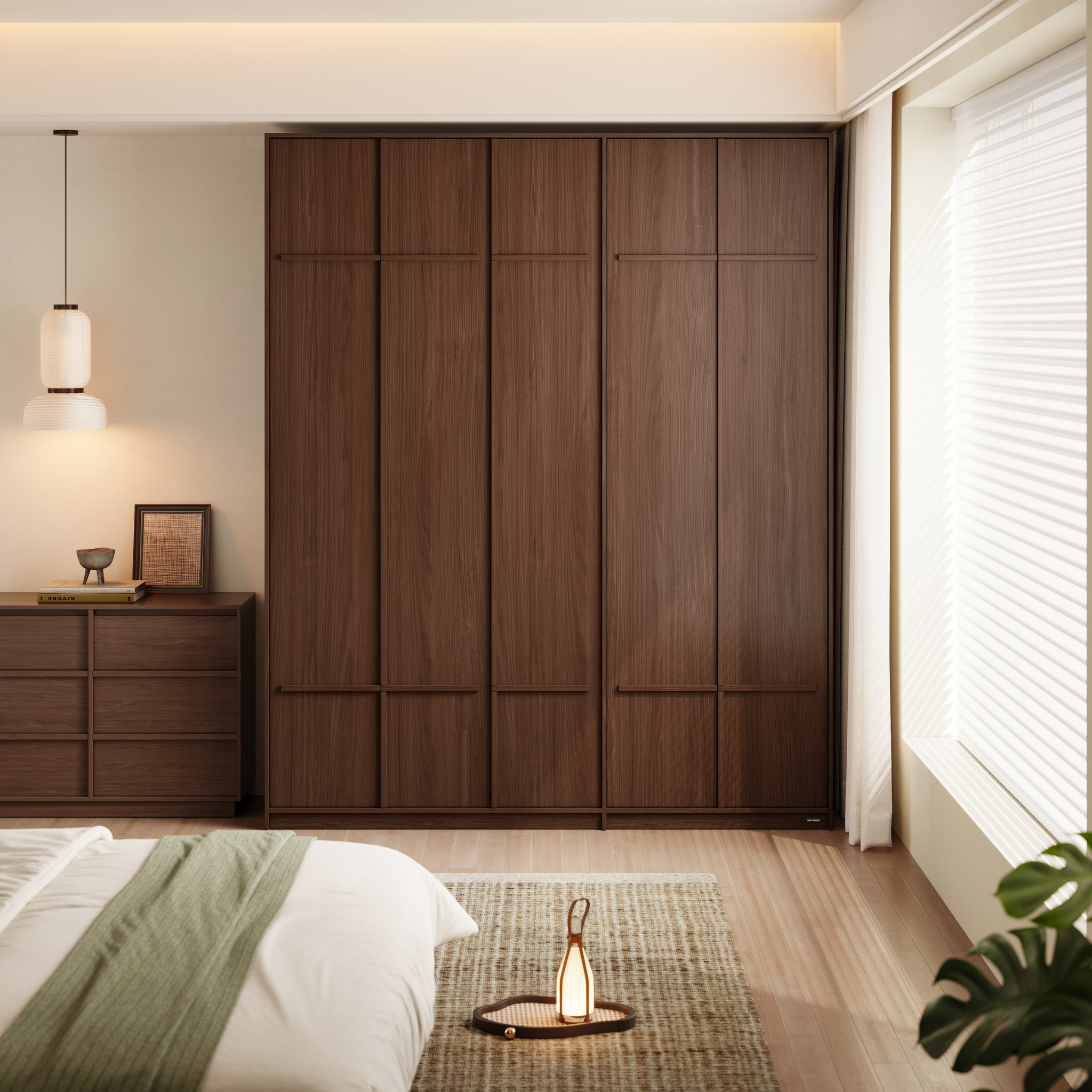 Linspire Nook 5-Door Wardrobe, H240cm