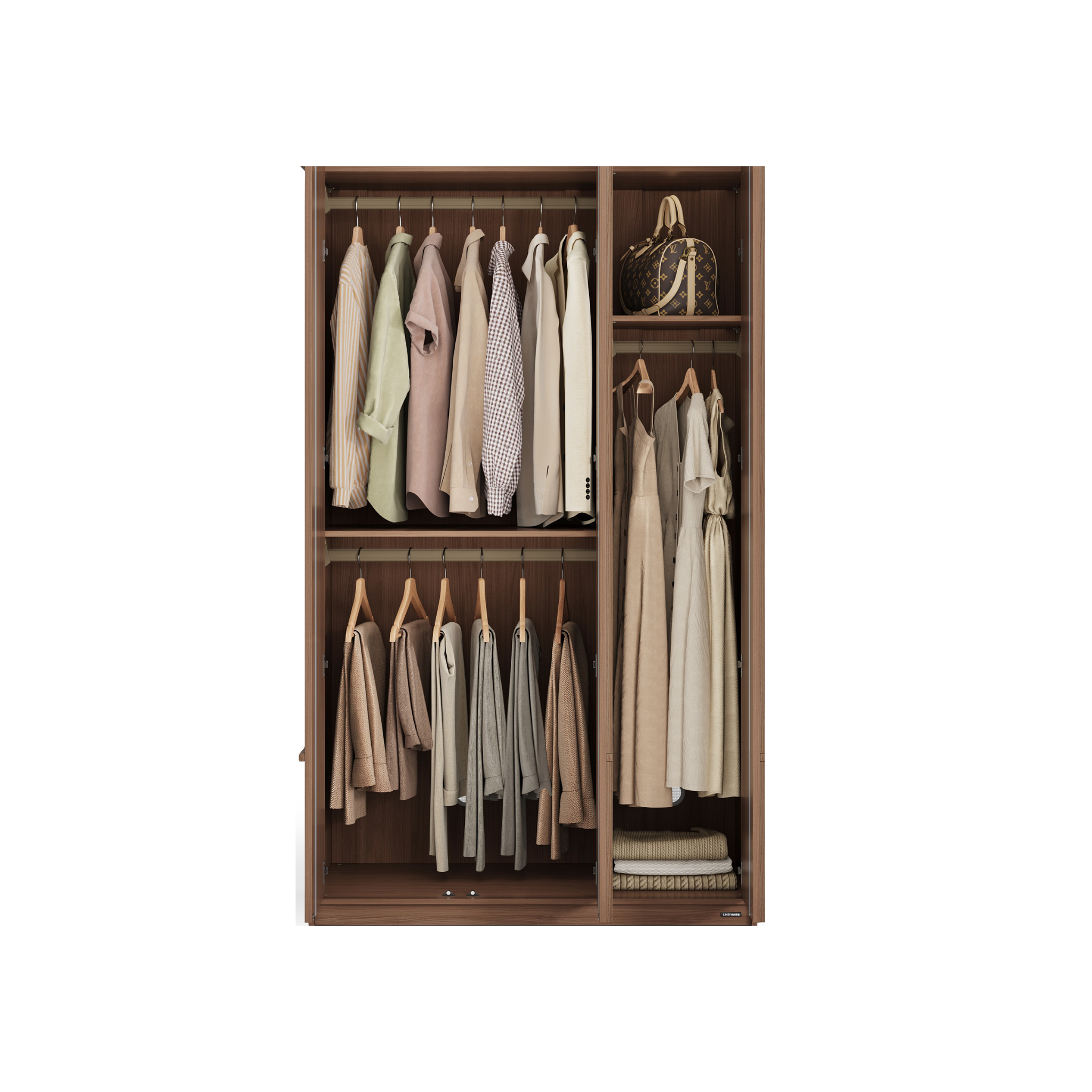 Linspire Nook 3-Door Wardrobe, H200cm