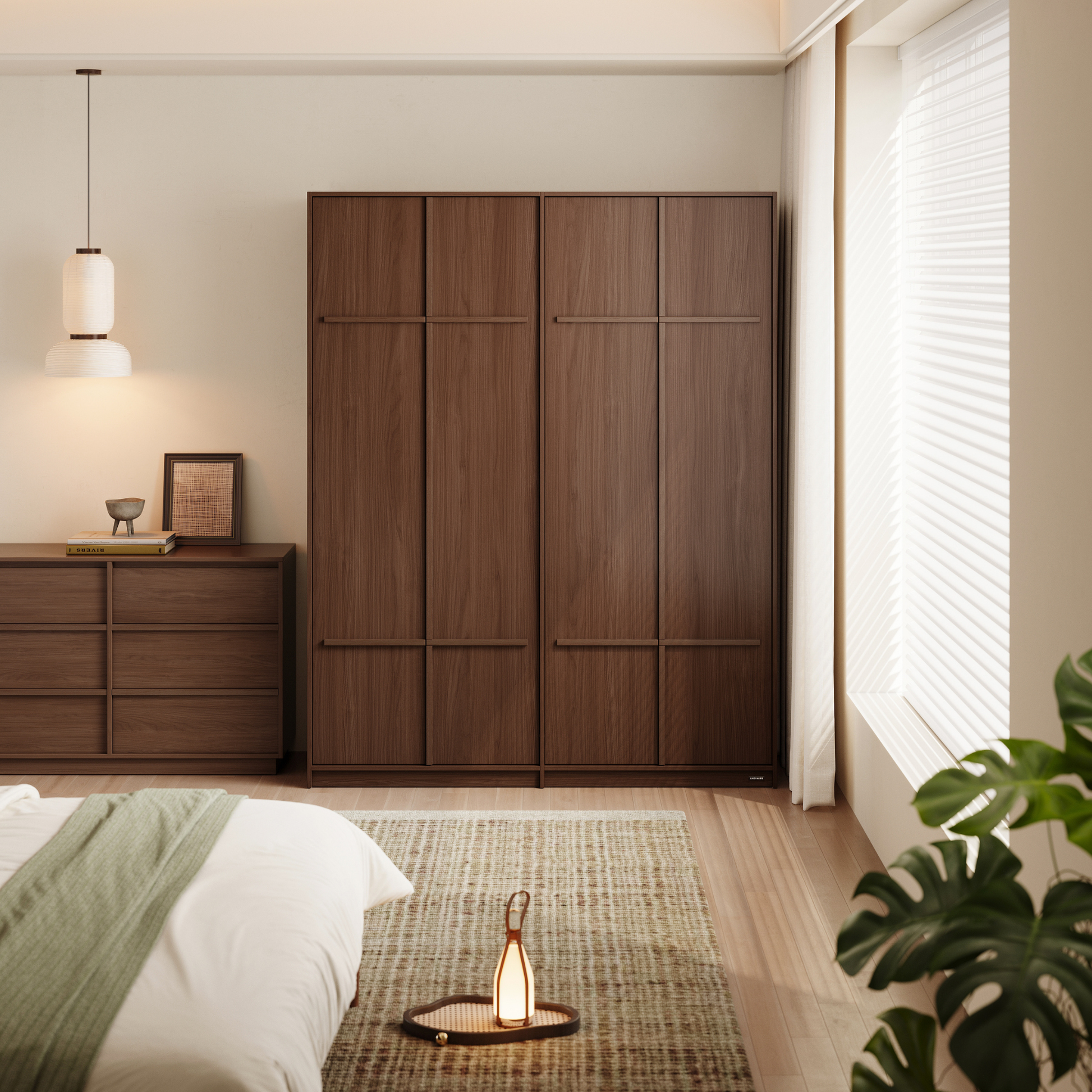 Linspire Nook 4-Door Wardrobe, H200cm