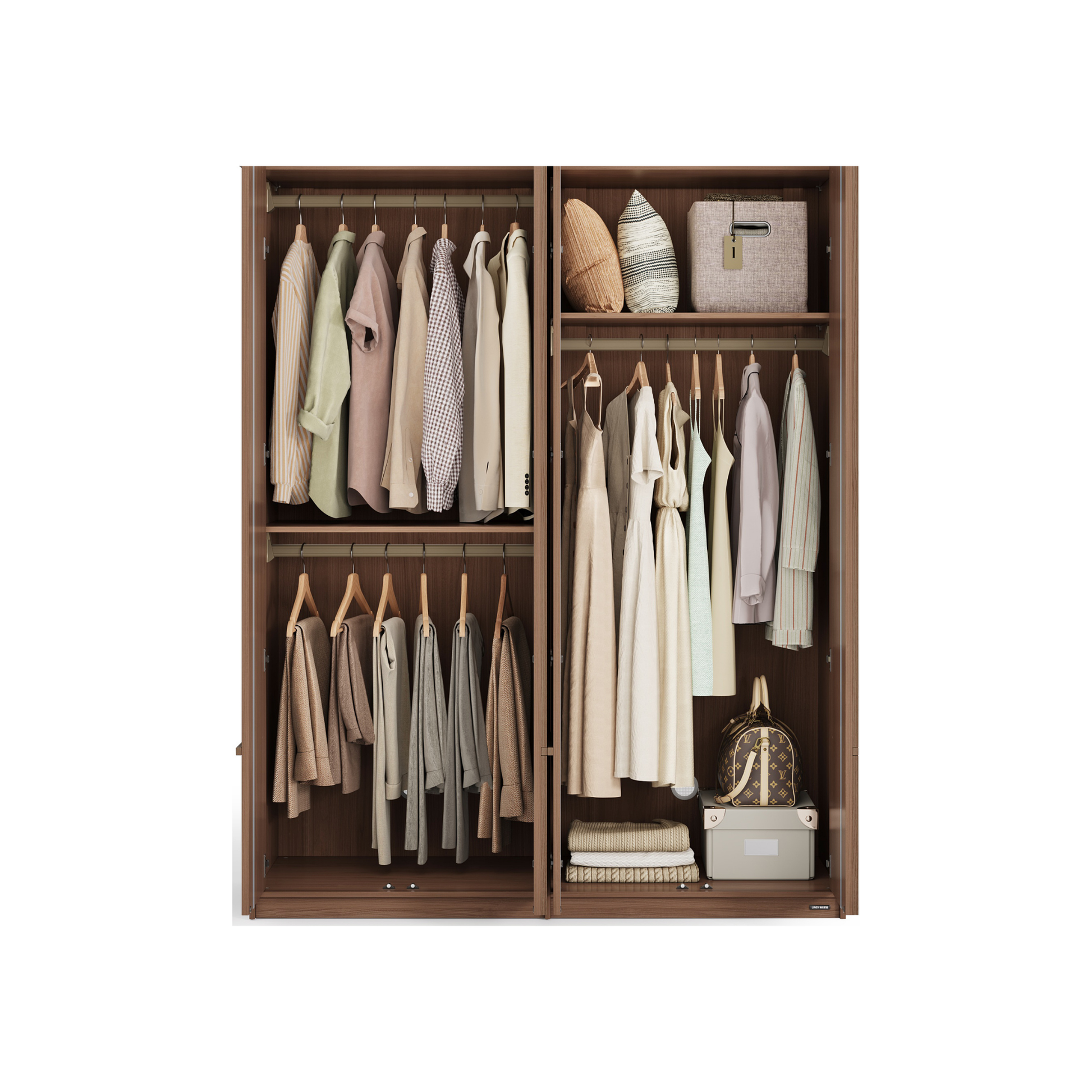 Linspire Nook 4-Door Wardrobe, H200cm