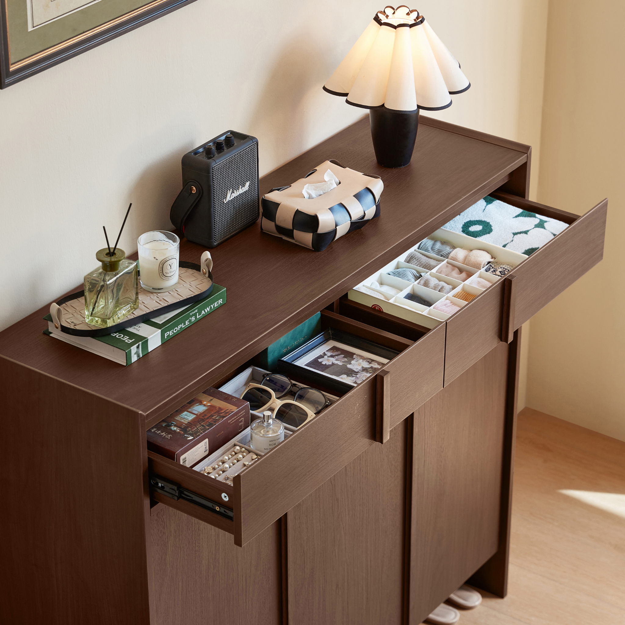 Linspire Nook Shoe Cabinet, W140cm