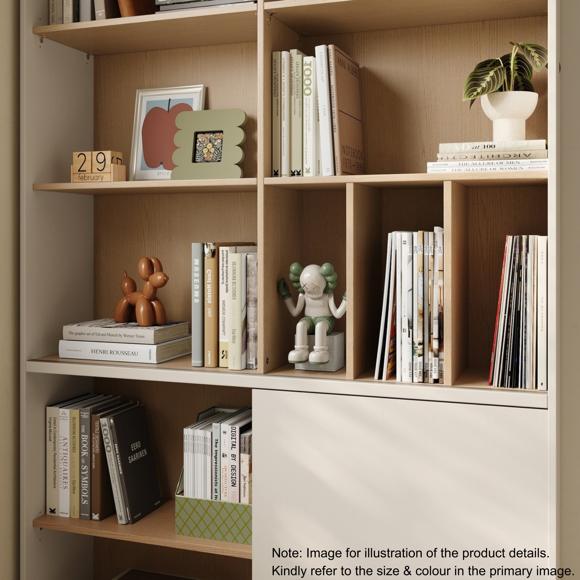 Linspire Vero Sliding-Door Bookcase, W80cm