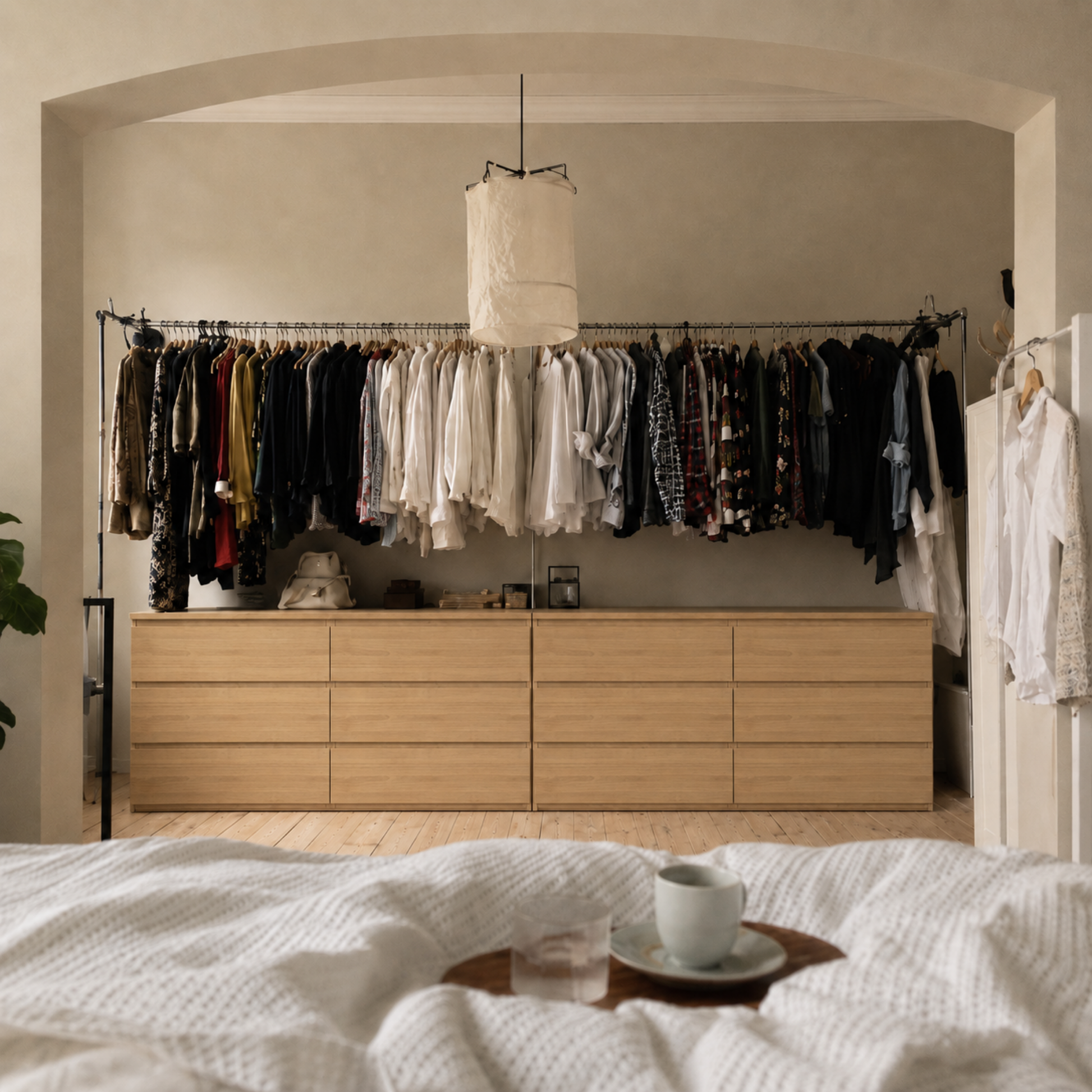 Loft Ensio Chest of 6 Drawers, Lowboy, Natural Wood