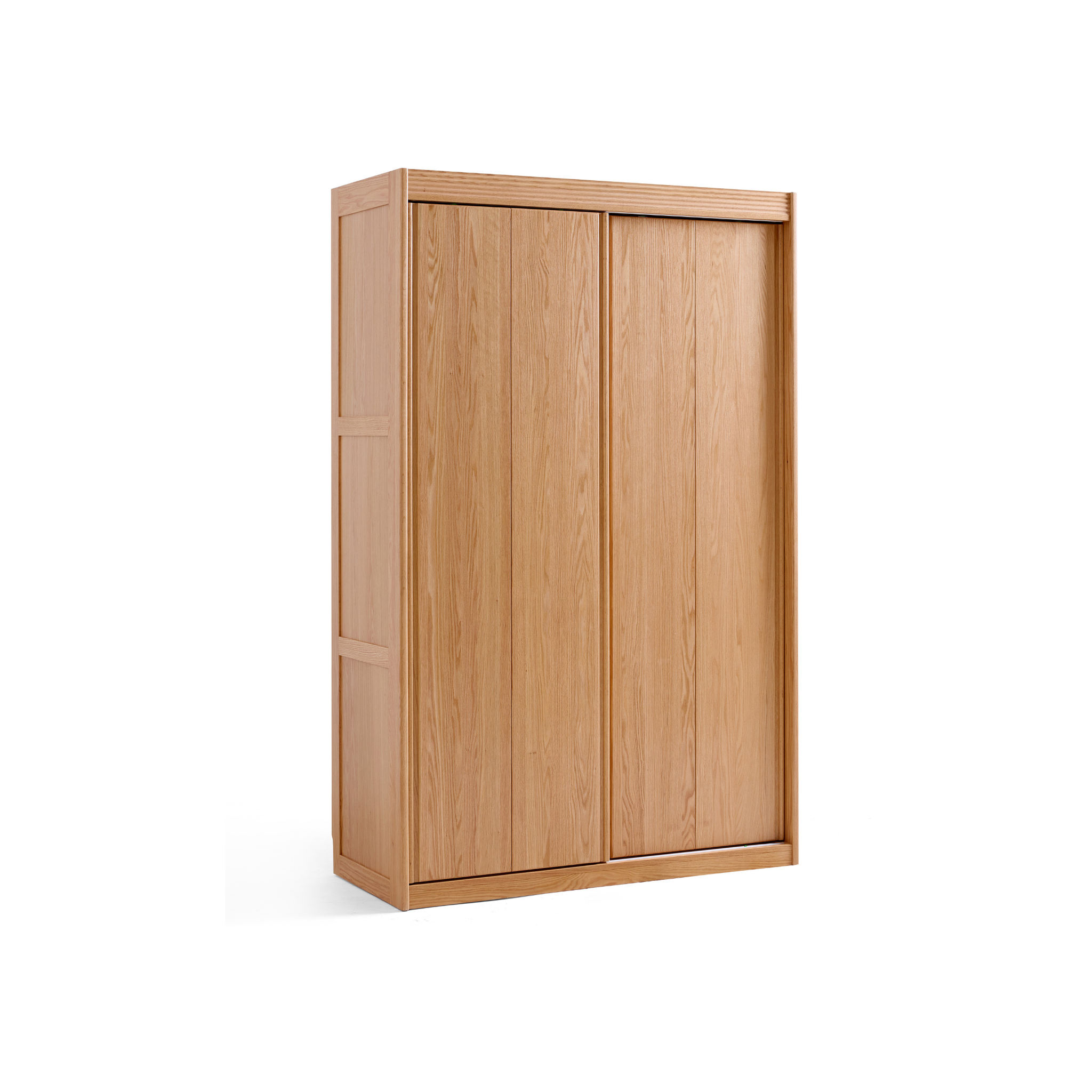 Linspire Rivna Solid Wood Wardrobe, Oak, W120cm