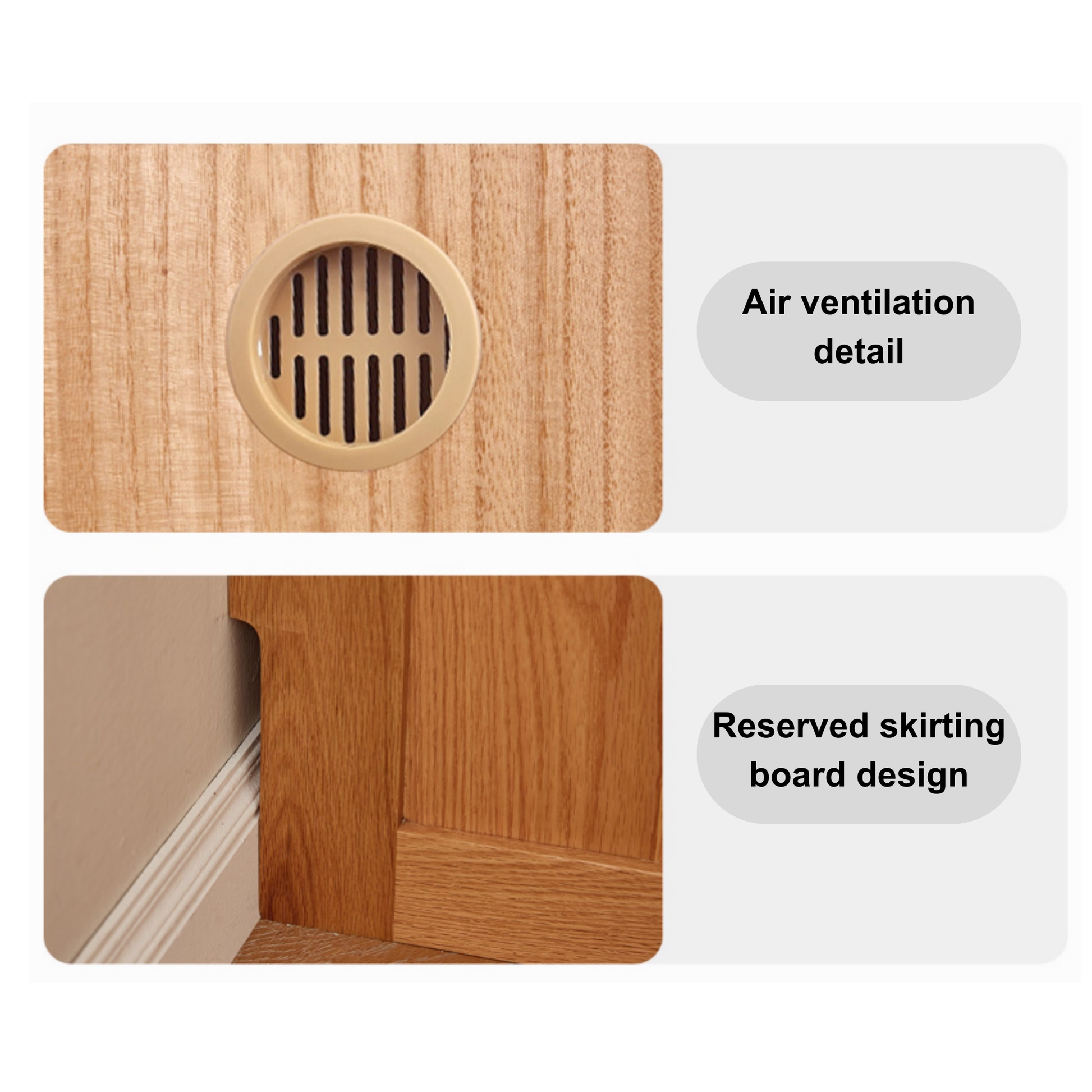 Linspire Rivna Solid Wood Wardrobe, Oak, W120cm