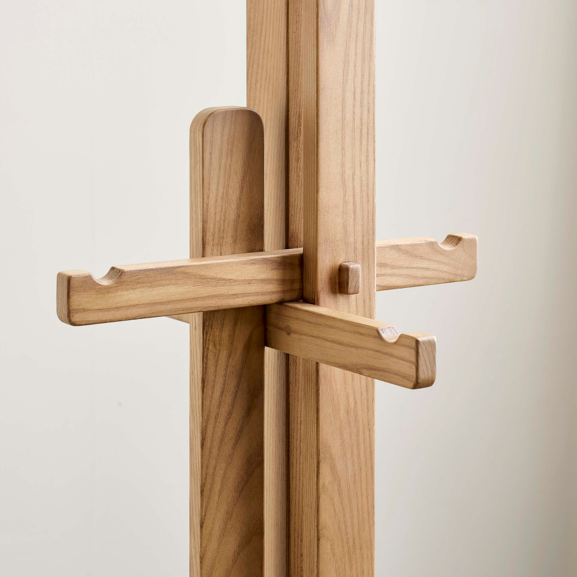 Linspire Valen Solid Wood Clothes Rack, Ash