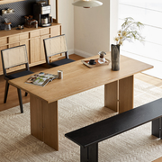 Linspire Valen Solid Wood Dining Table, Ash, Natural Wood