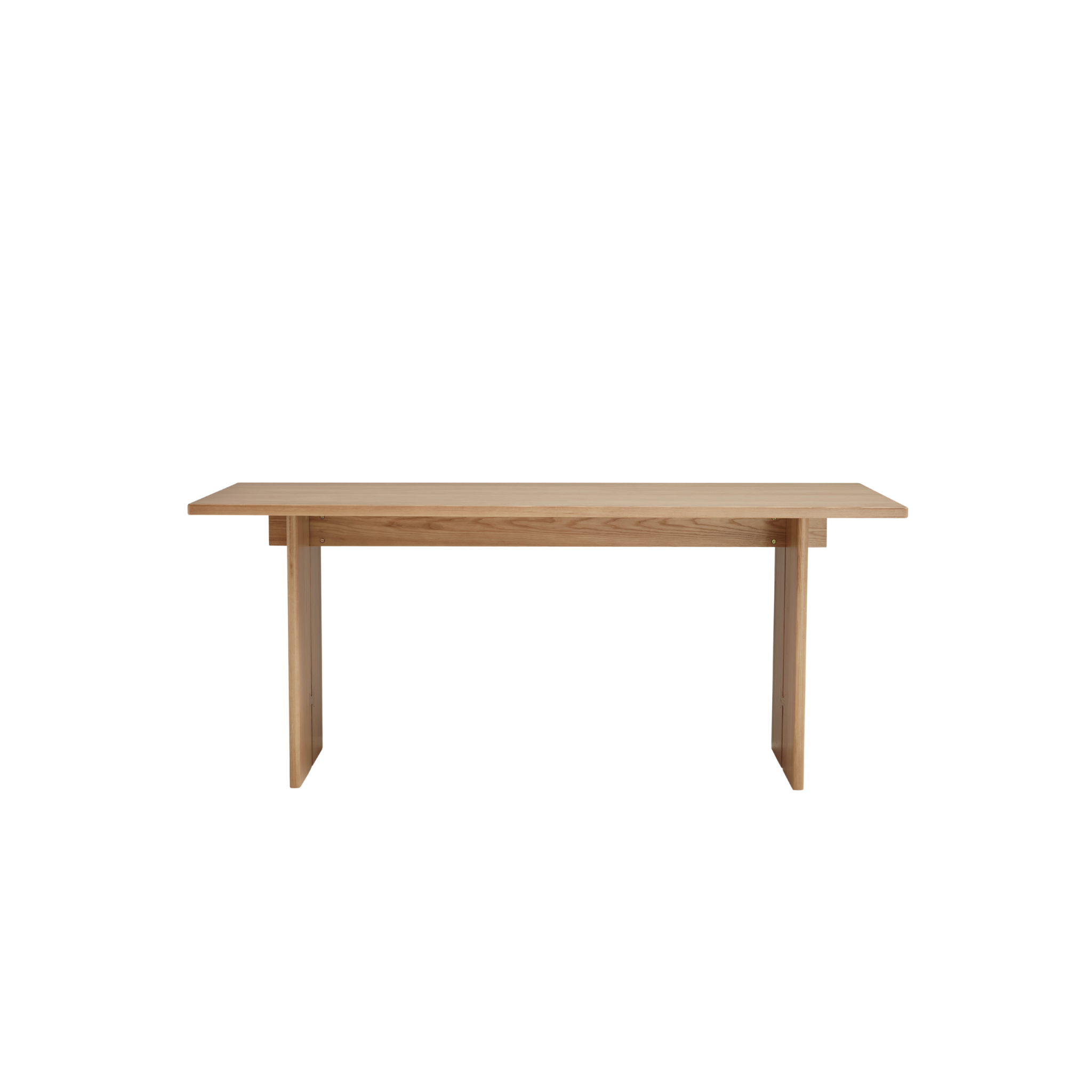 Linspire Valen Solid Wood Dining Table, Ash, Natural Wood