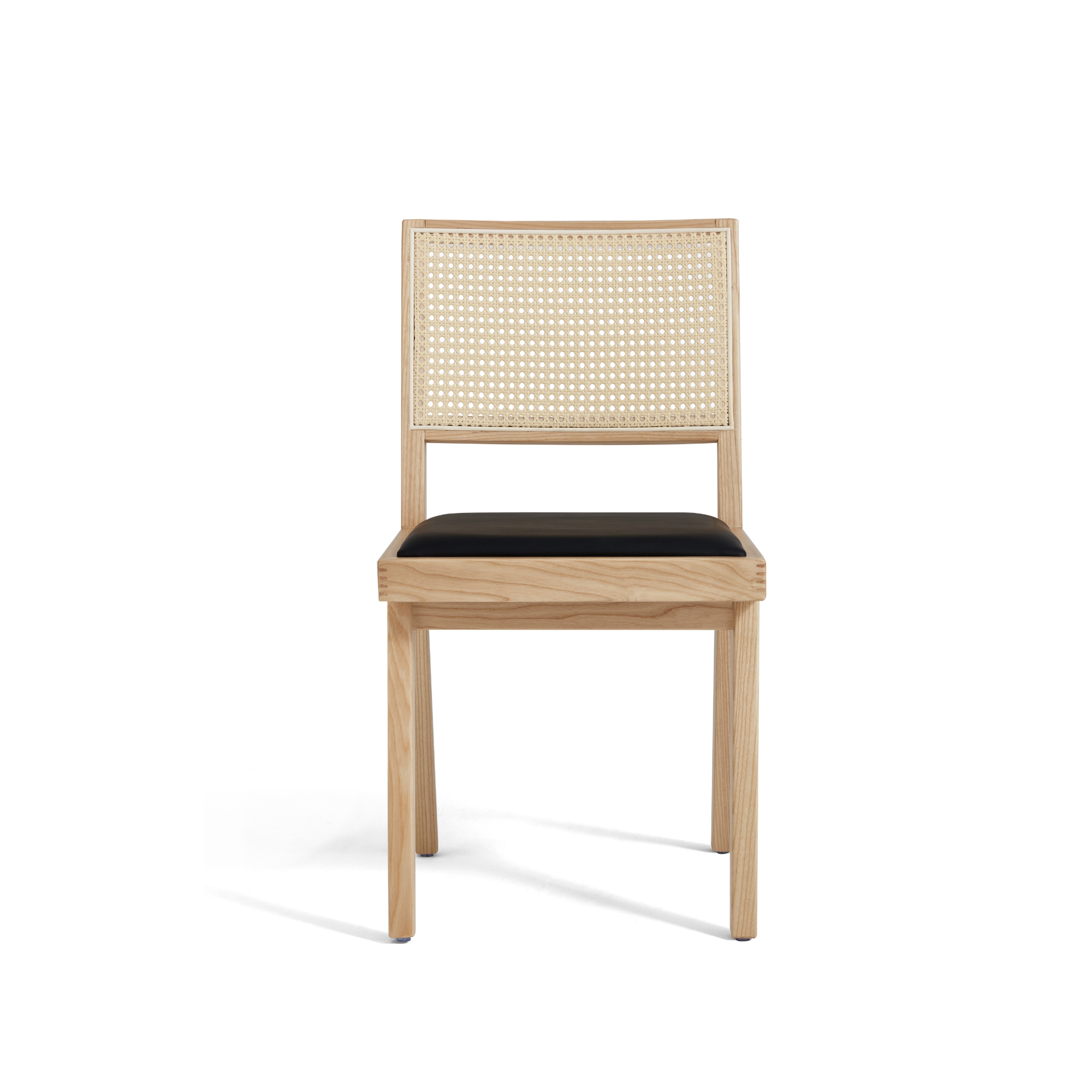 Linspire Valen Solid Wood & Rattan Dining Chair, Set of 2