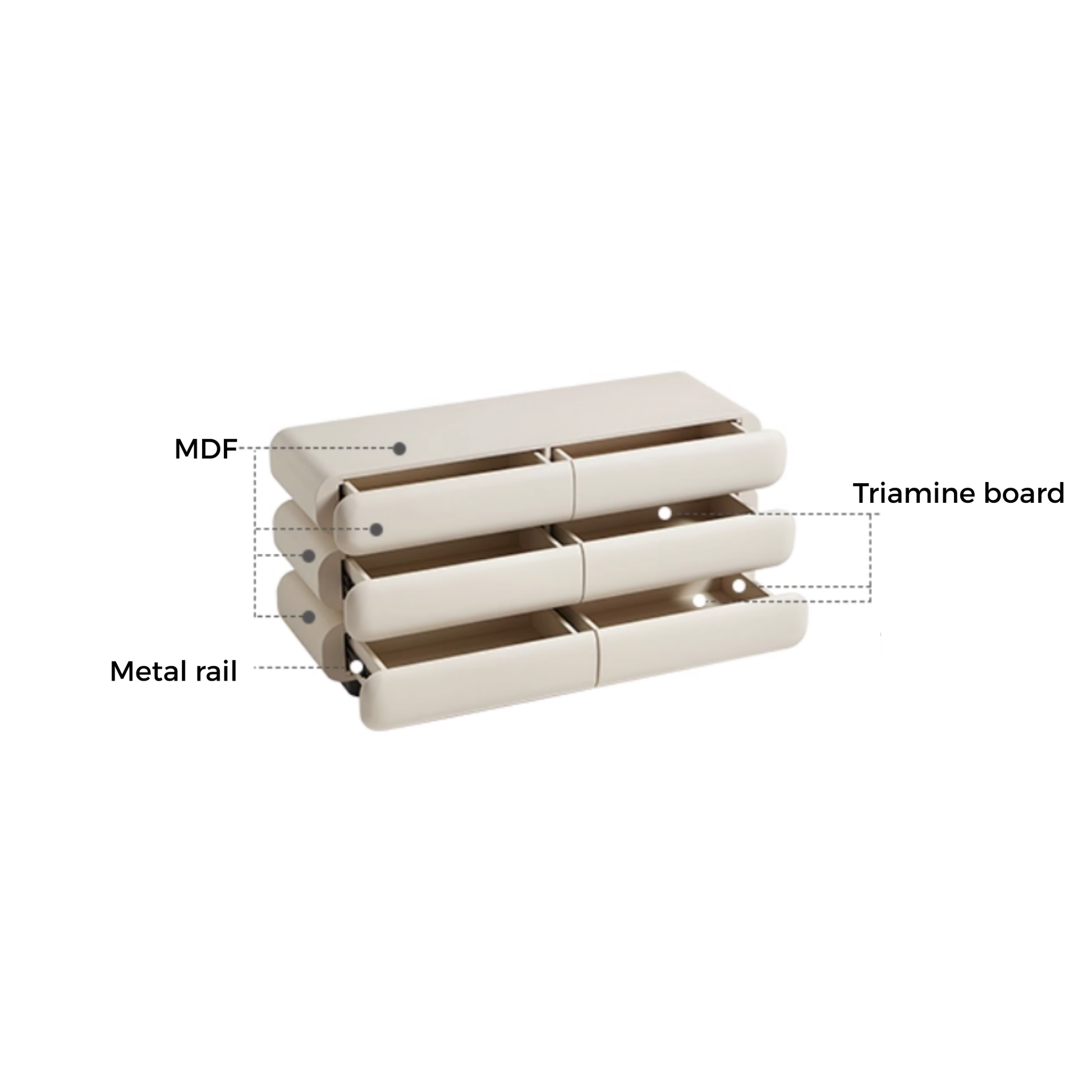 Linspire Solace Chest of 6 Drawers