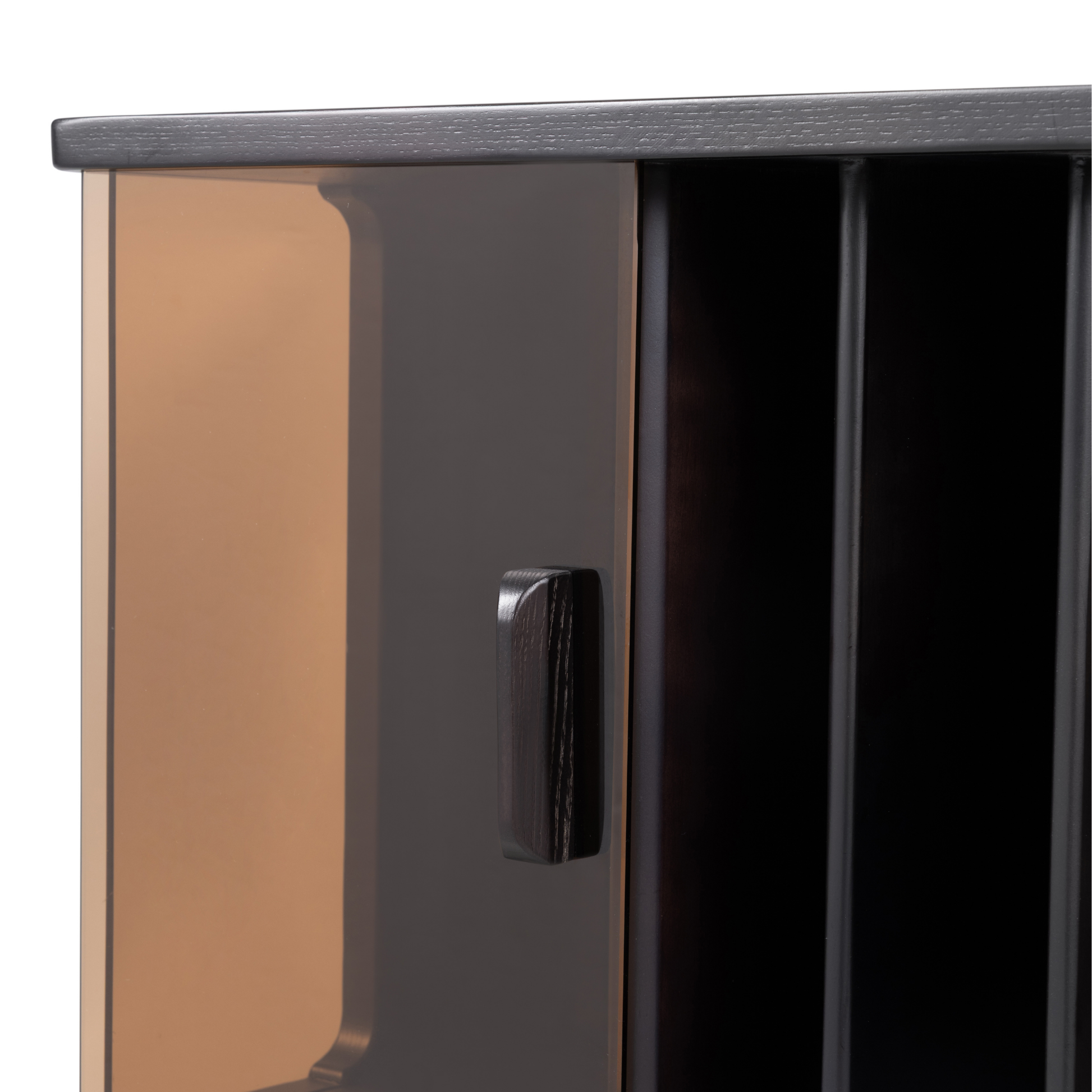 Linspire Valen Solid Wood Side Table with Cabinet, Ash