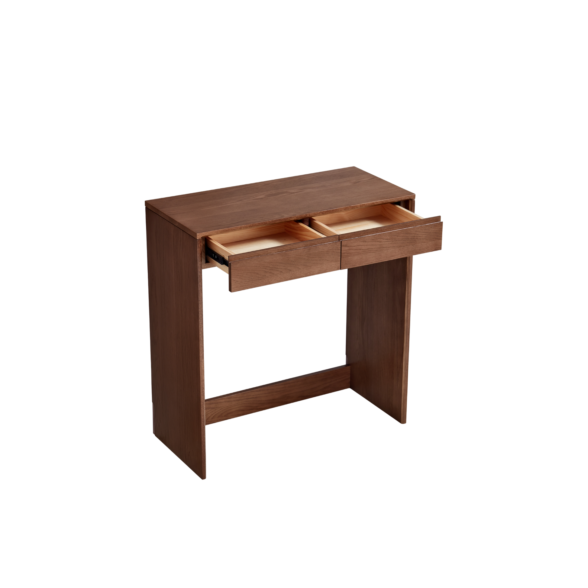 Linspire Walden Solid Wood Console Table, Walnut Oak