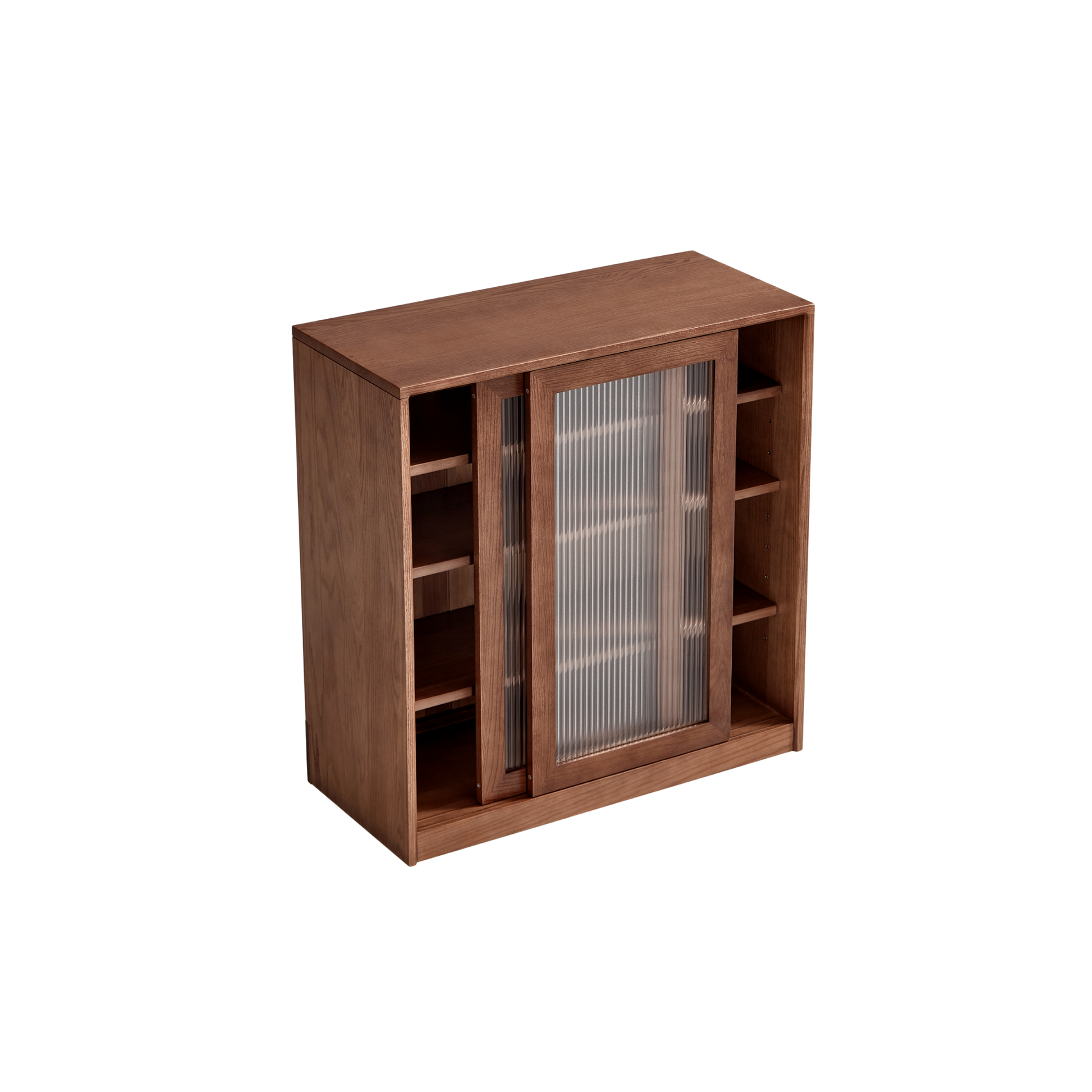 Linspire Walden Solid Wood Sideboard, Walnut Oak