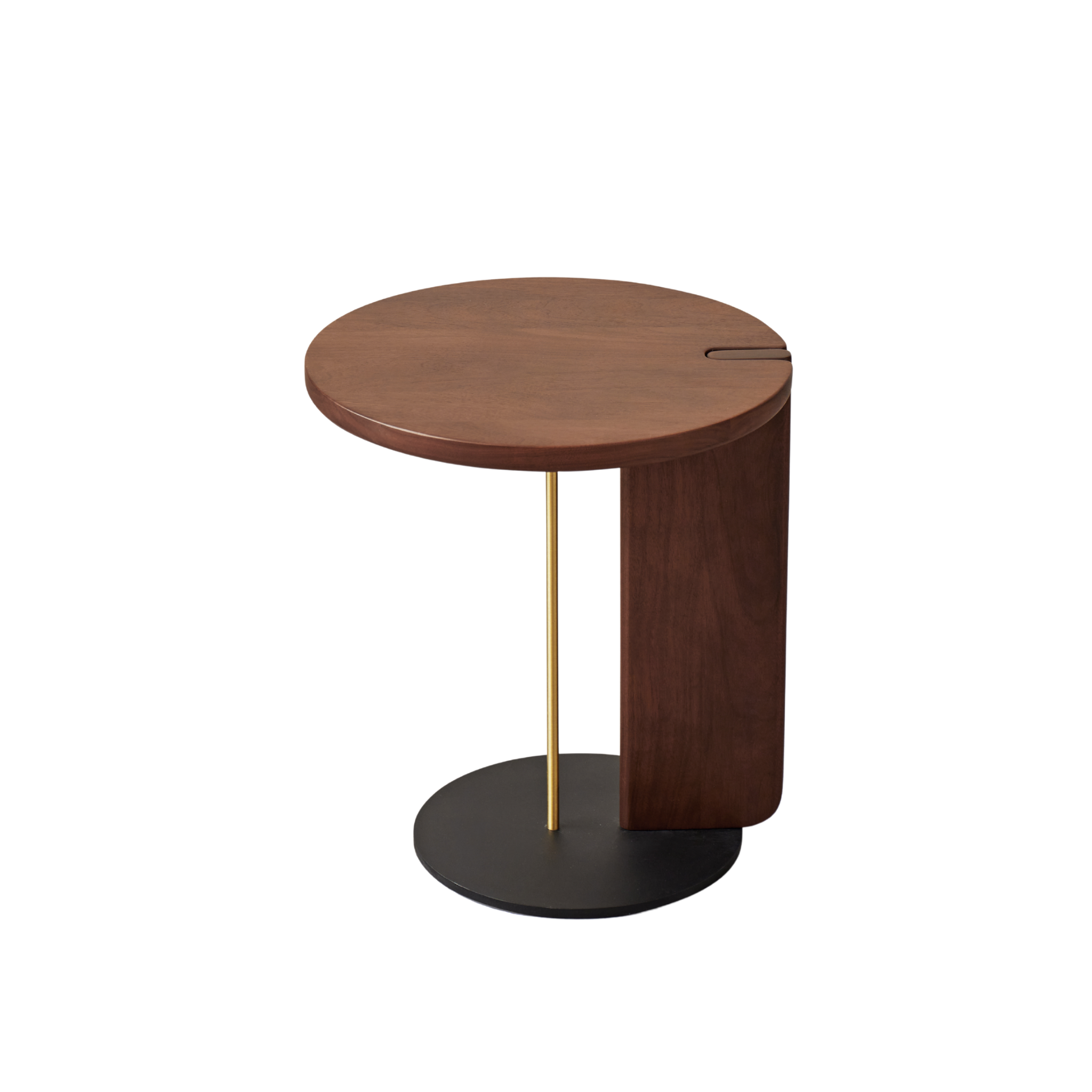 Linspire Vista Solid Wood Side Table, American Black Walnut