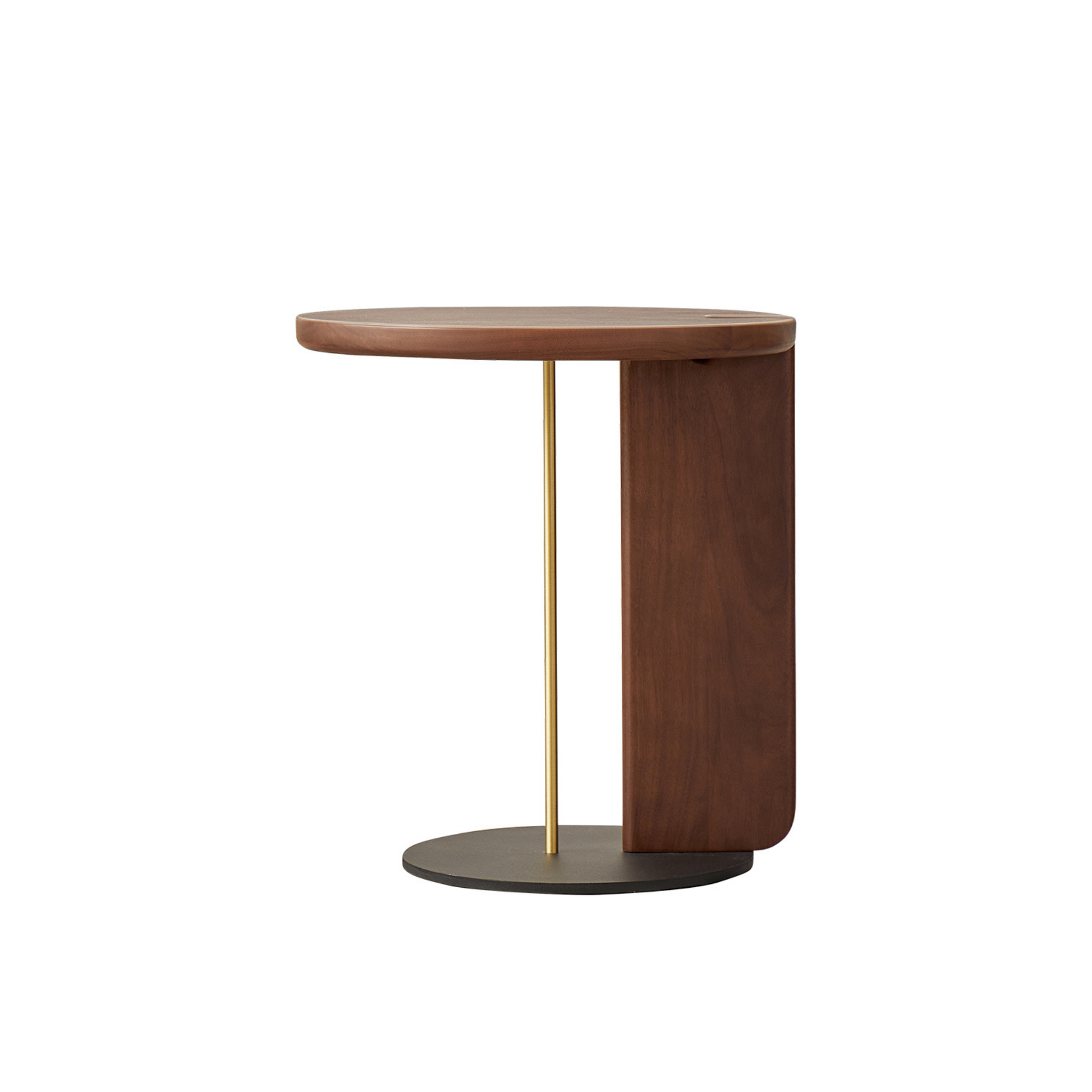 Linspire Vista Solid Wood Side Table, American Black Walnut