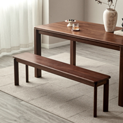 Linspire Willow Solid Wood Dining Bench, American Black Walnut, W150cm