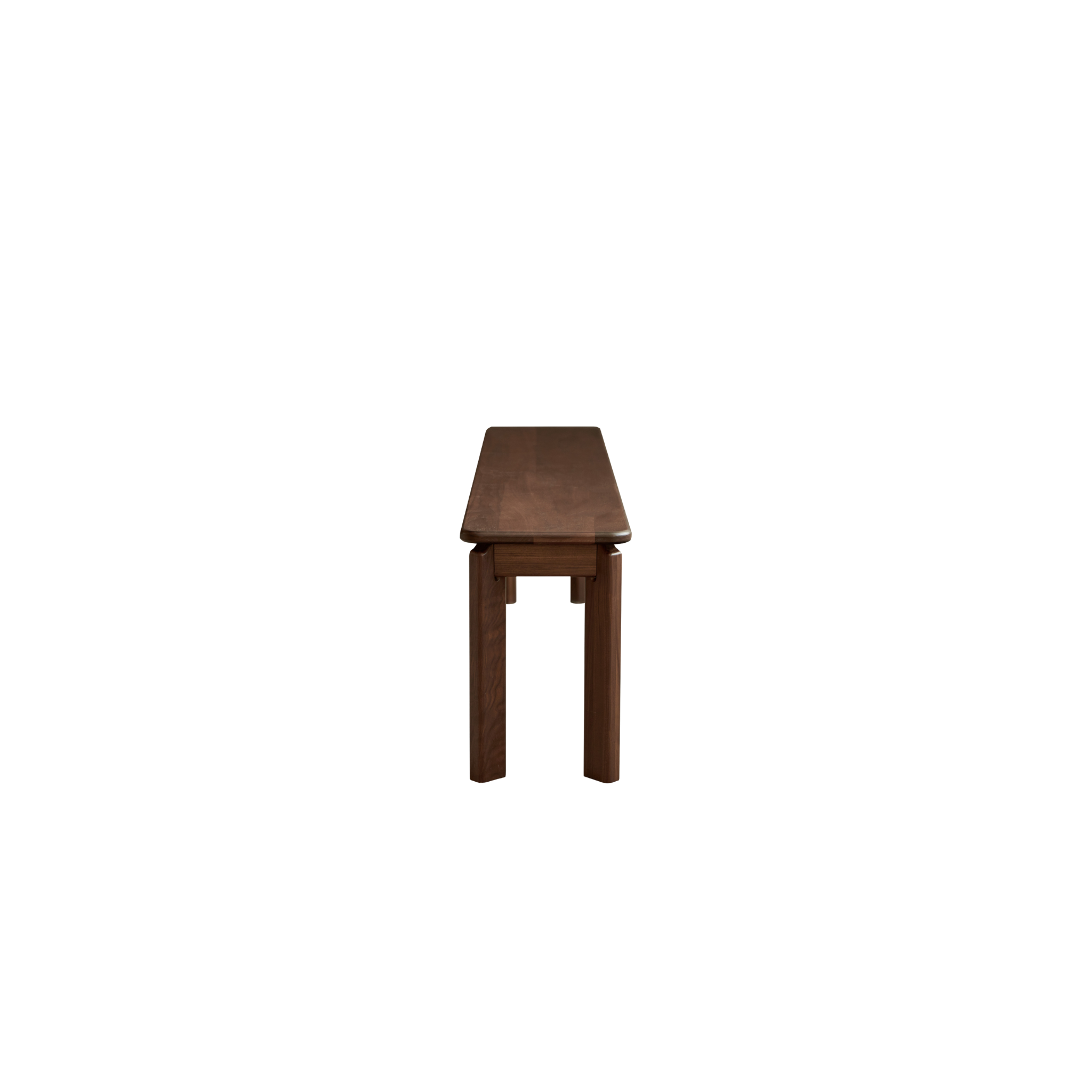 Linspire Willow Solid Wood Dining Bench, American Black Walnut, W150cm