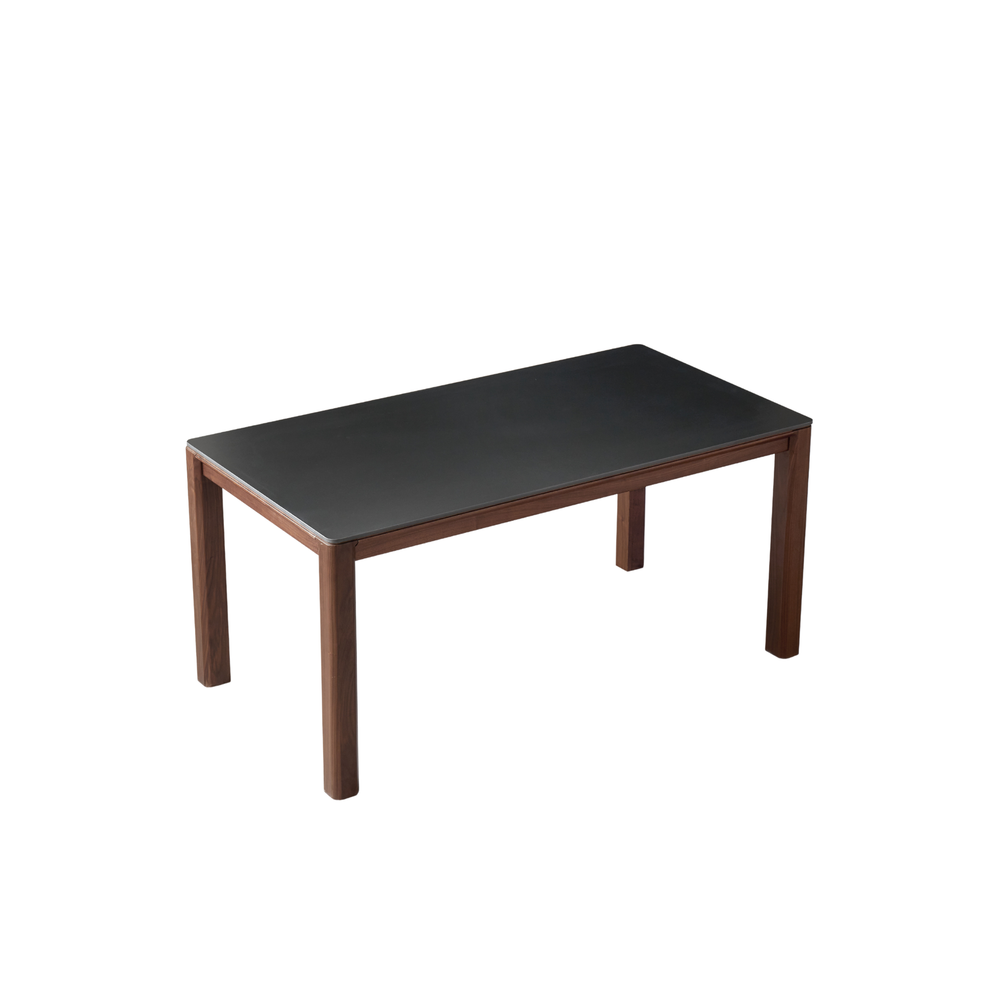Linspire Vista Solid Wood Dining Table with Straight Legs, American Black Walnut