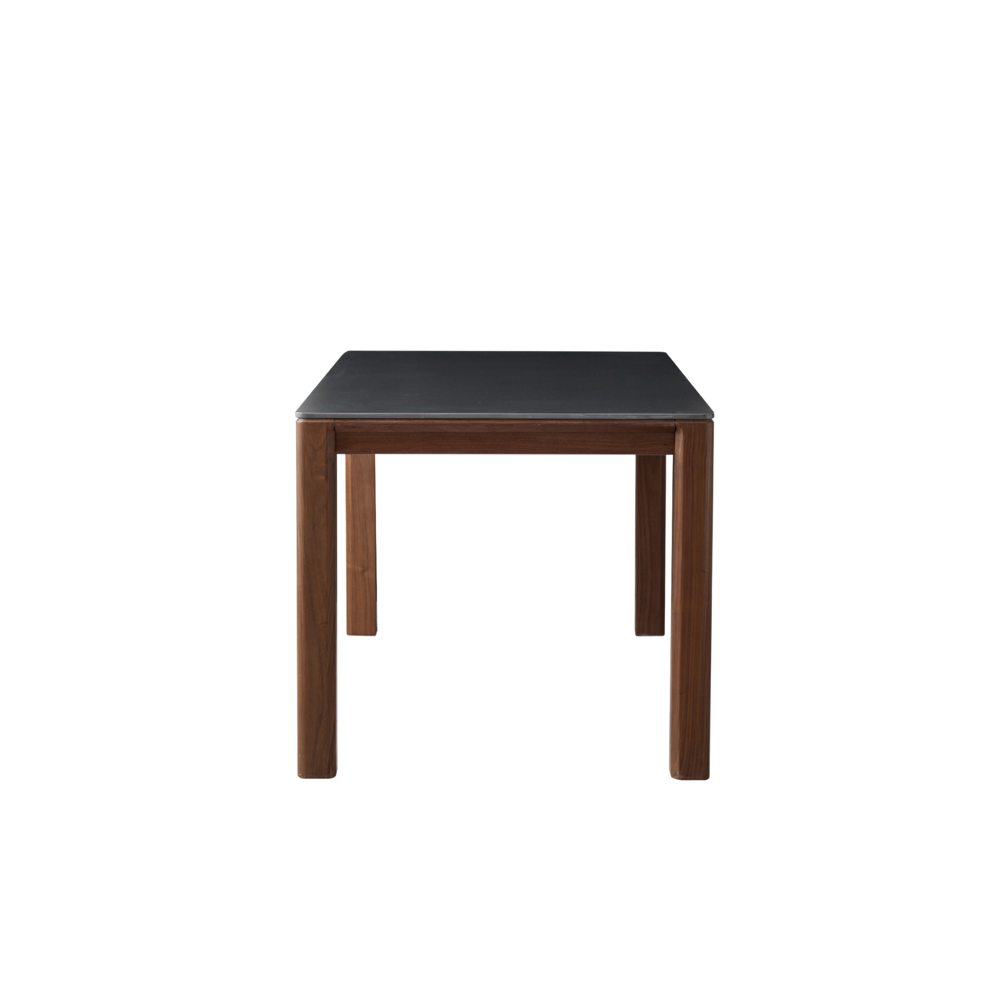 Linspire Vista Solid Wood Dining Table with Straight Legs, American Black Walnut