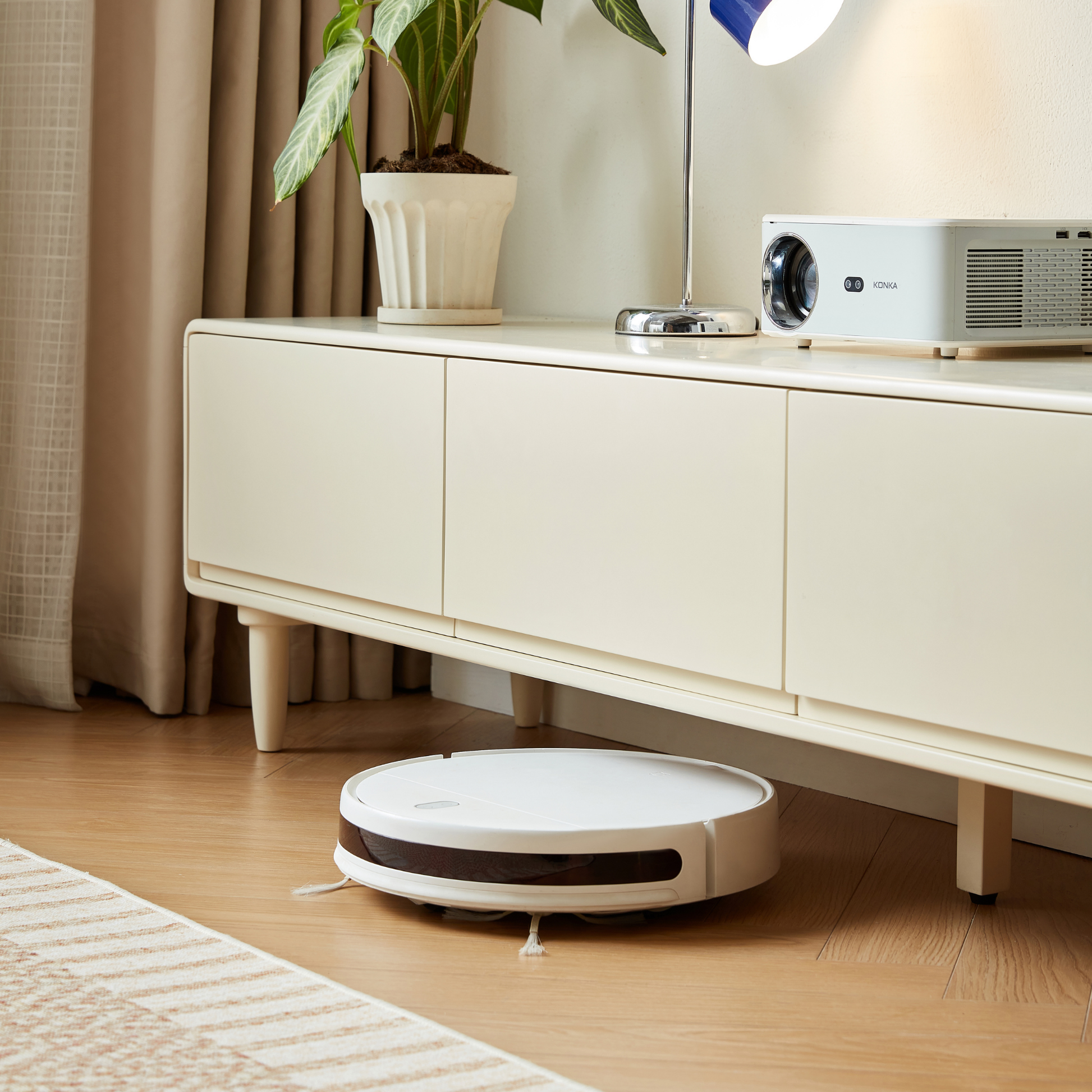 Linspire Luna Solid Wood Entertainment Unit