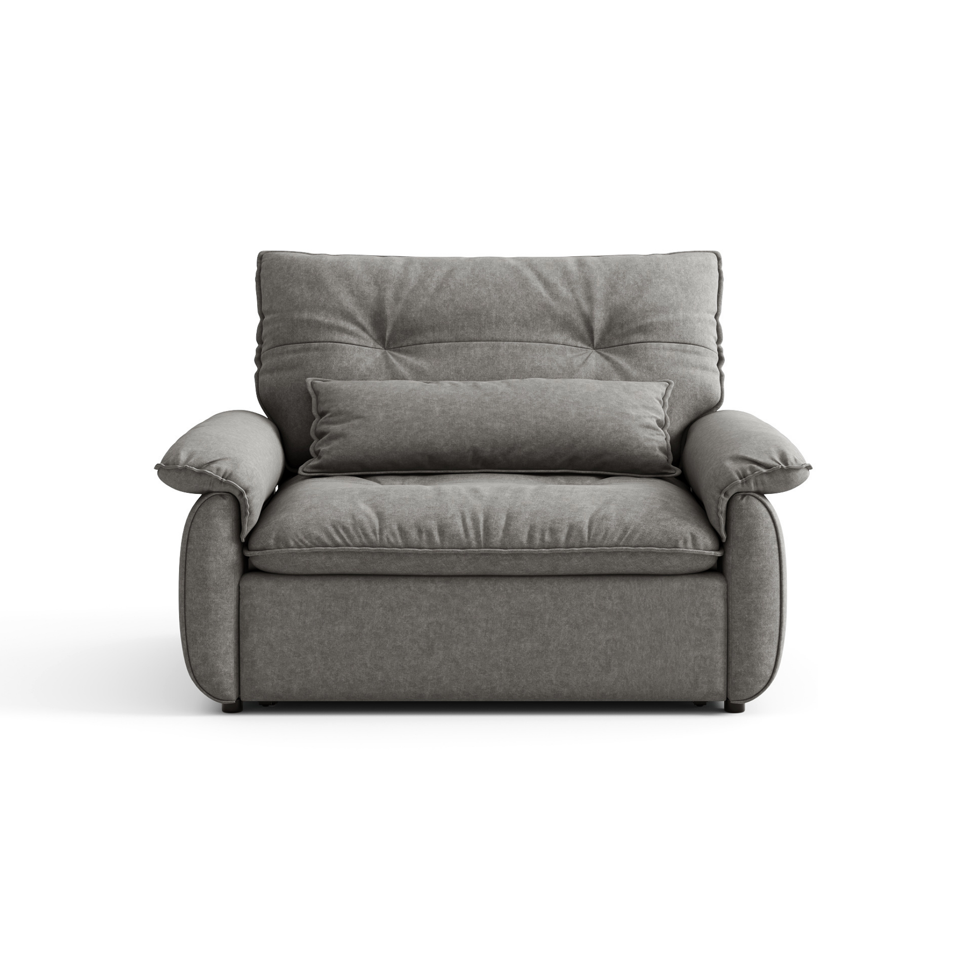 Linspire Rilla 1-Seater Sofa Bed, Pet-Friendly Fabric, Grey