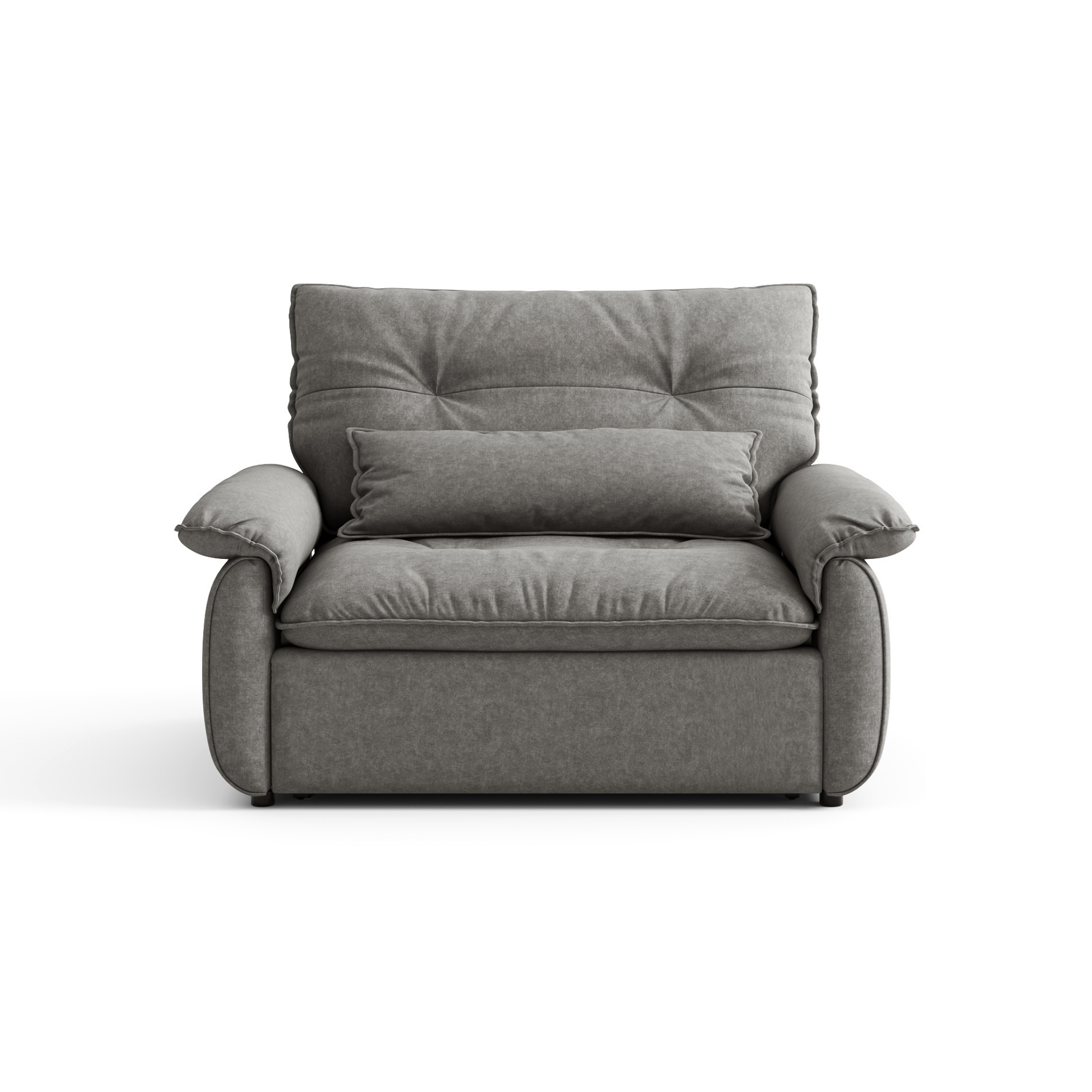 Linspire Rilla 1-Seater Sofa Bed, Pet-Friendly Fabric, Grey