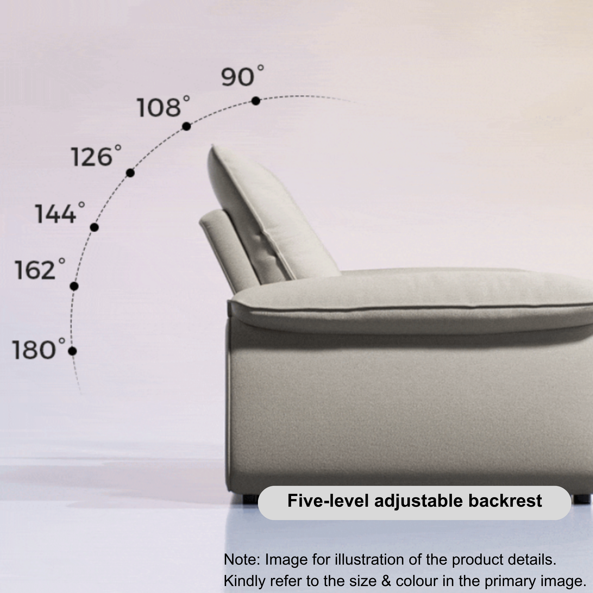 Linspire Rilla 1-Seater Sofa Bed, Pet-Friendly Fabric, Grey