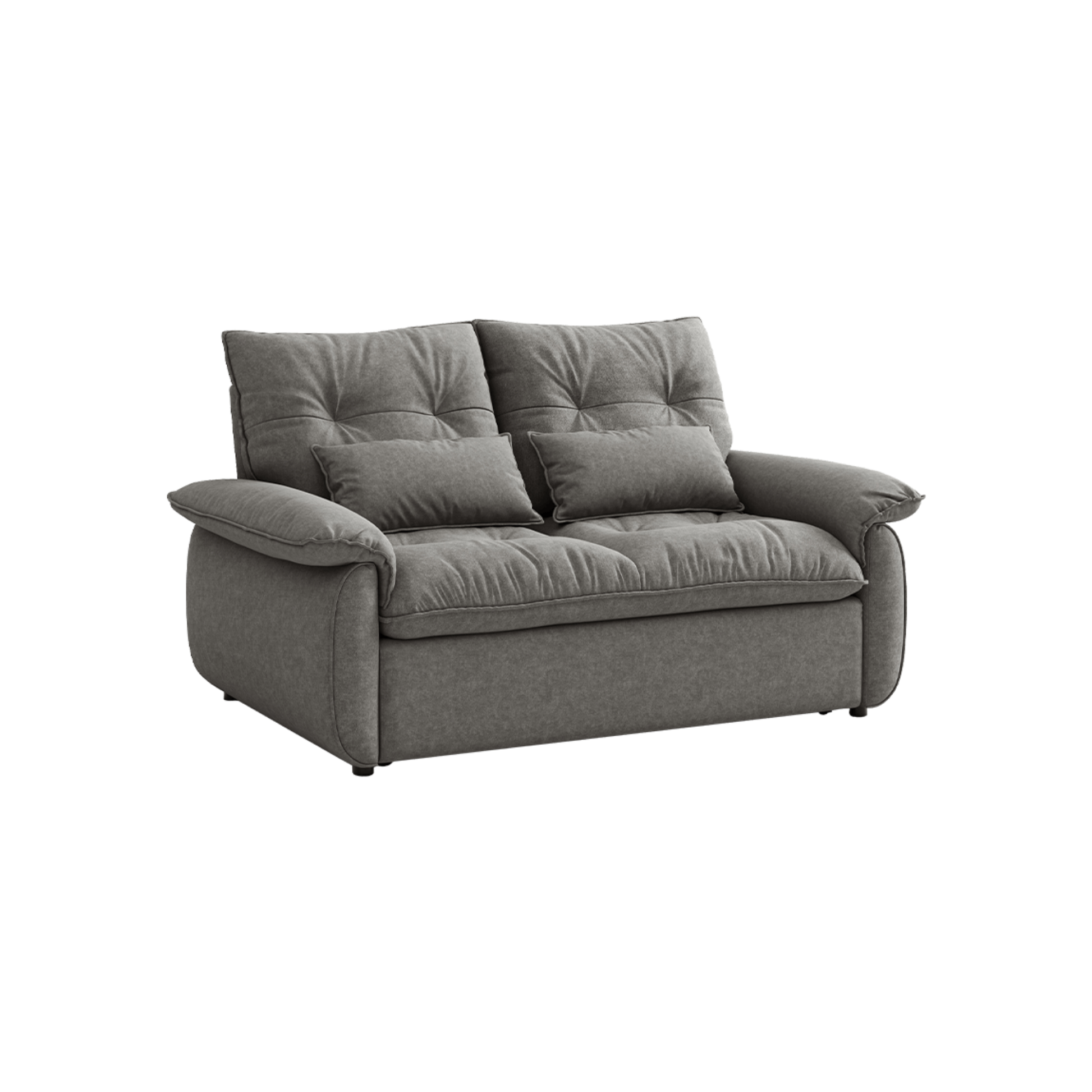 Linspire Rilla 2-Seater Sofa Bed, Pet-Friendly Fabric, Grey
