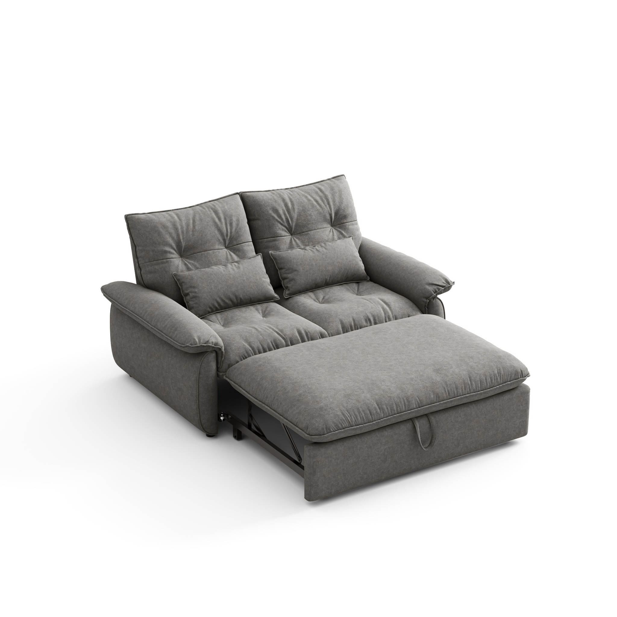 Linspire Rilla 2-Seater Sofa Bed, Pet-Friendly Fabric, Grey