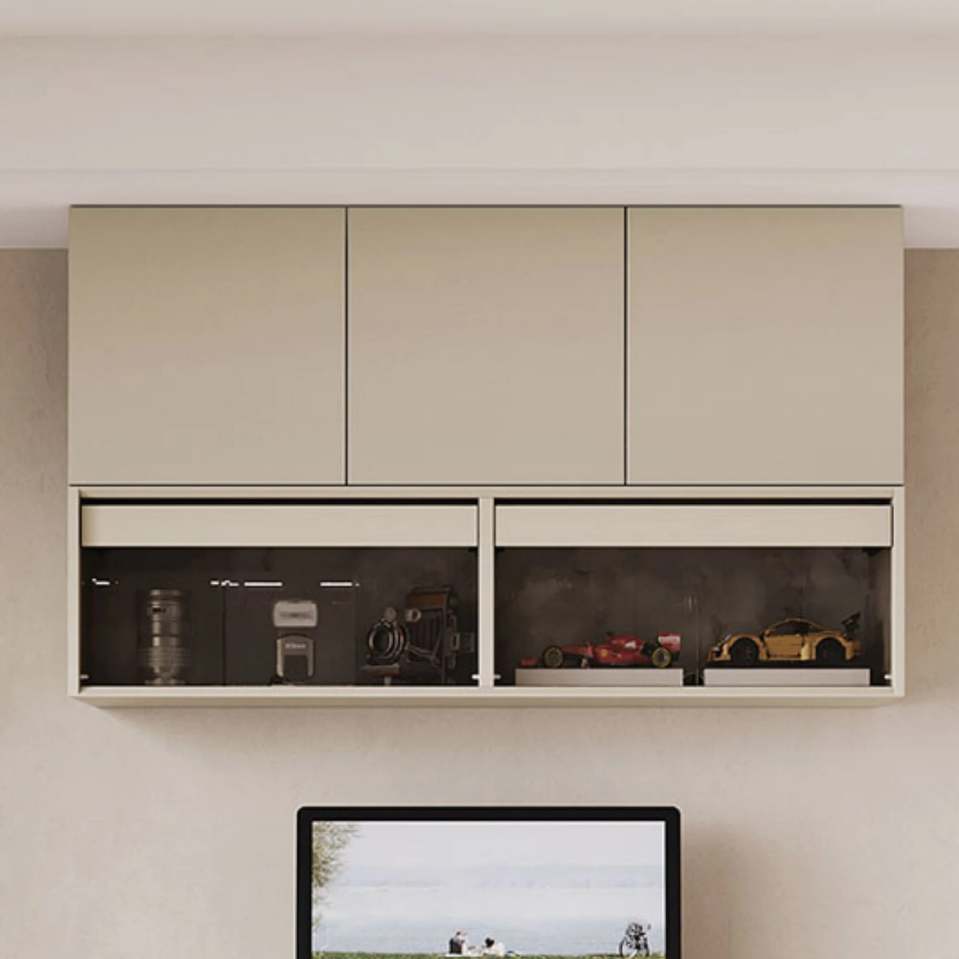 Linspire Vanko Top Cabinet Set with 2 Flip Doors, W120cm