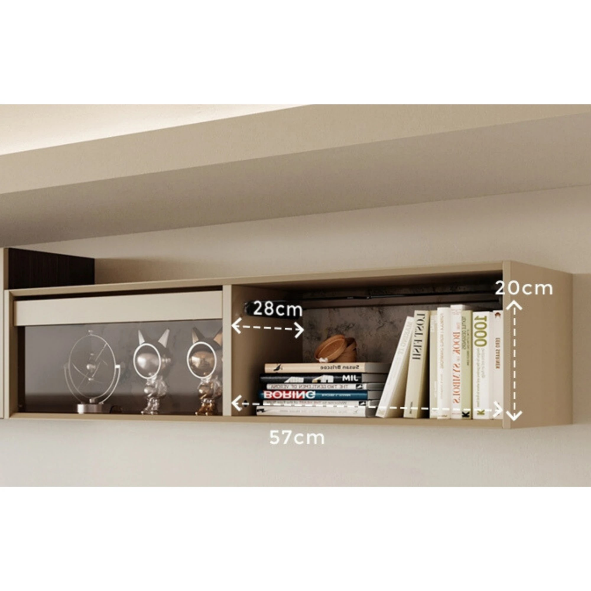 Linspire Vanko Top Cabinet Set with 2 Flip Doors, W120cm