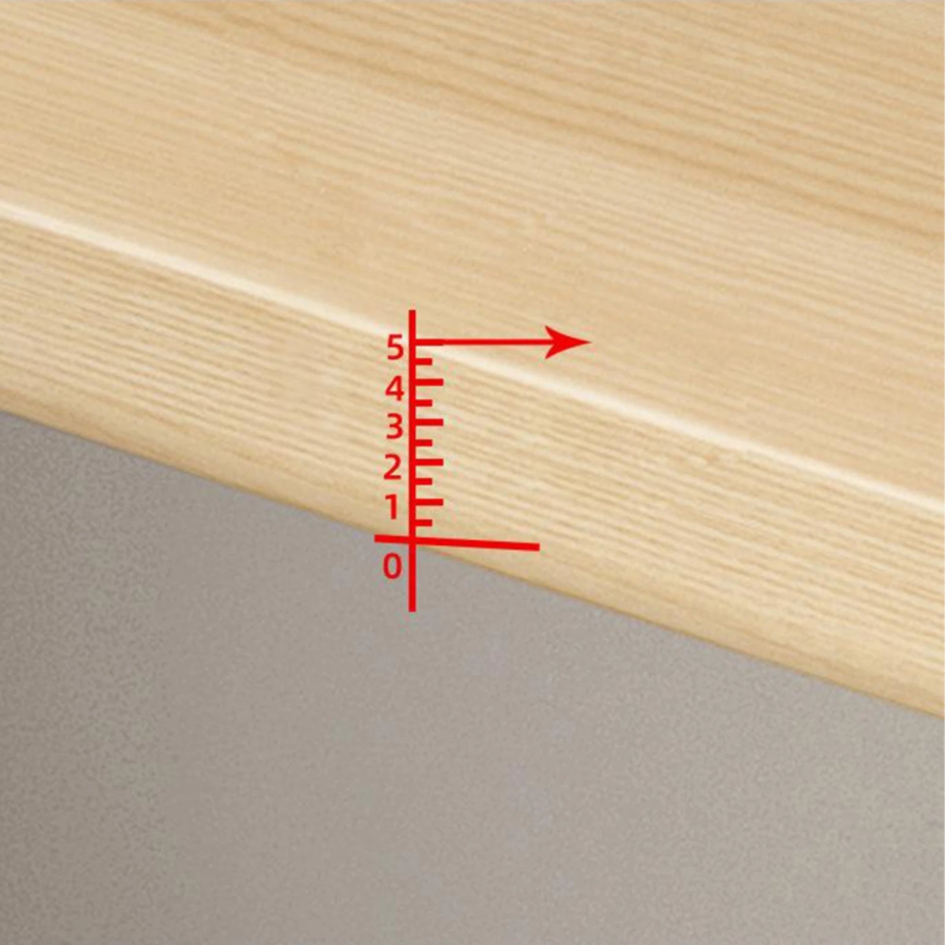 Loft Ensio Desk, 140cm, Natural Wood & White