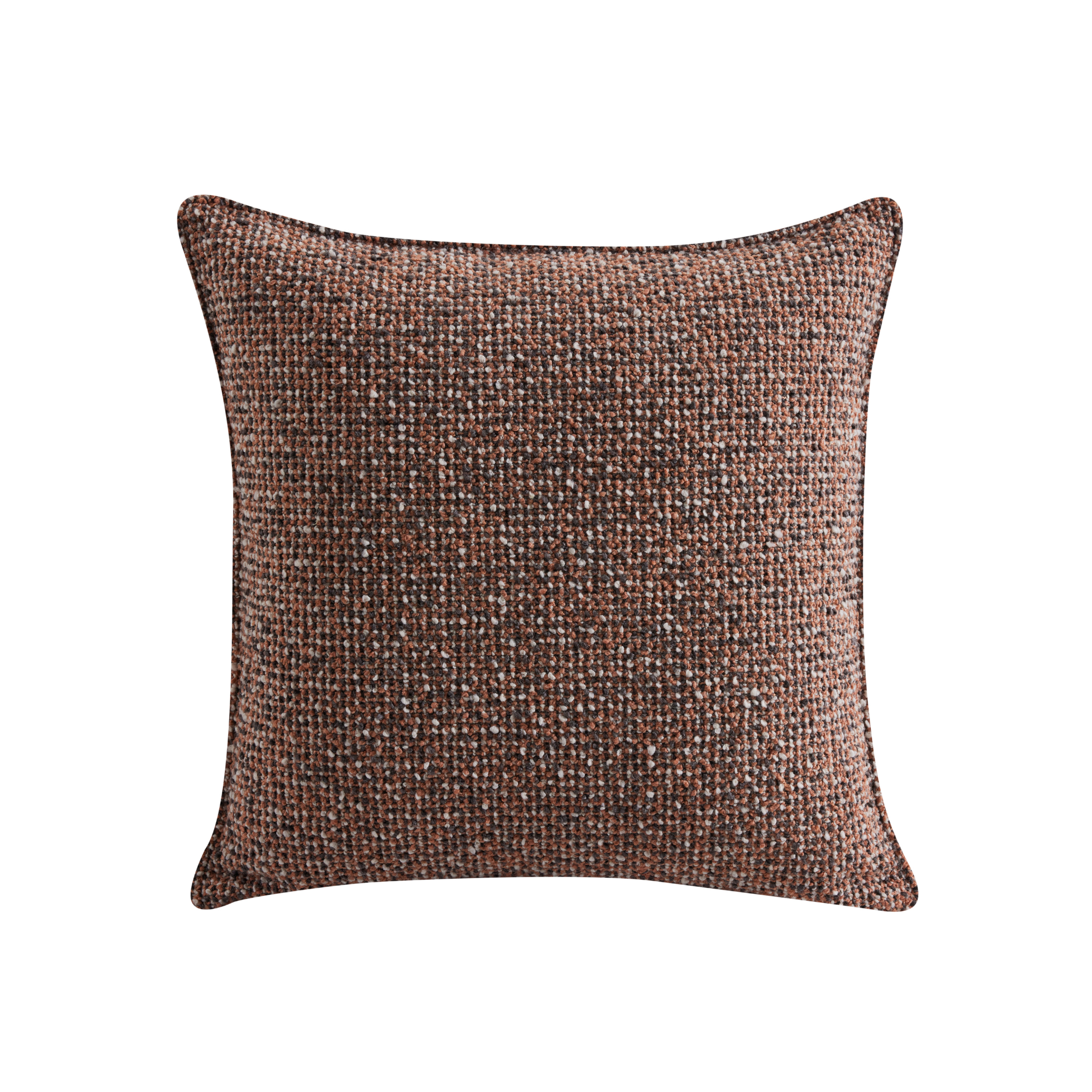 MODE Nodu Boucle Cushion with pinched edges, Brown