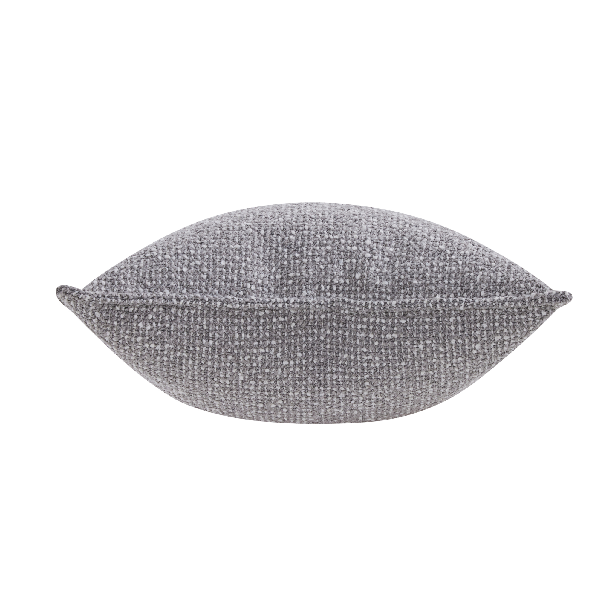 MODE Nodu Boucle Cushion with pinched edges, Grey