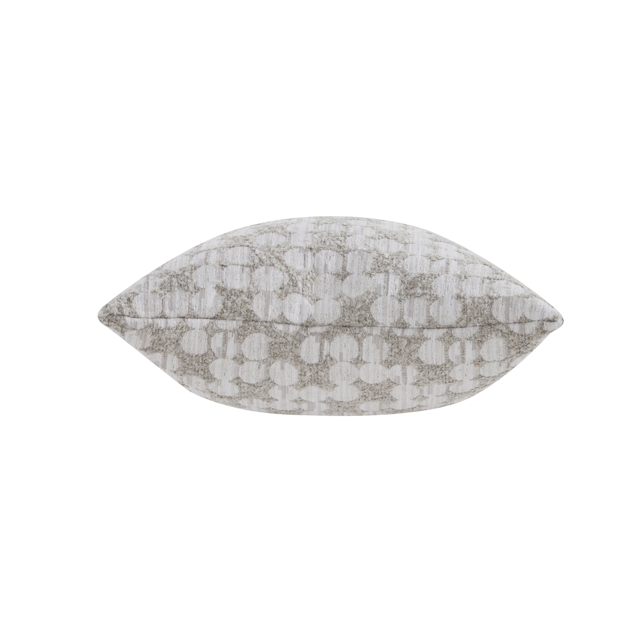 MODE Bloom Patterned Boucle Cushion, Grey & White