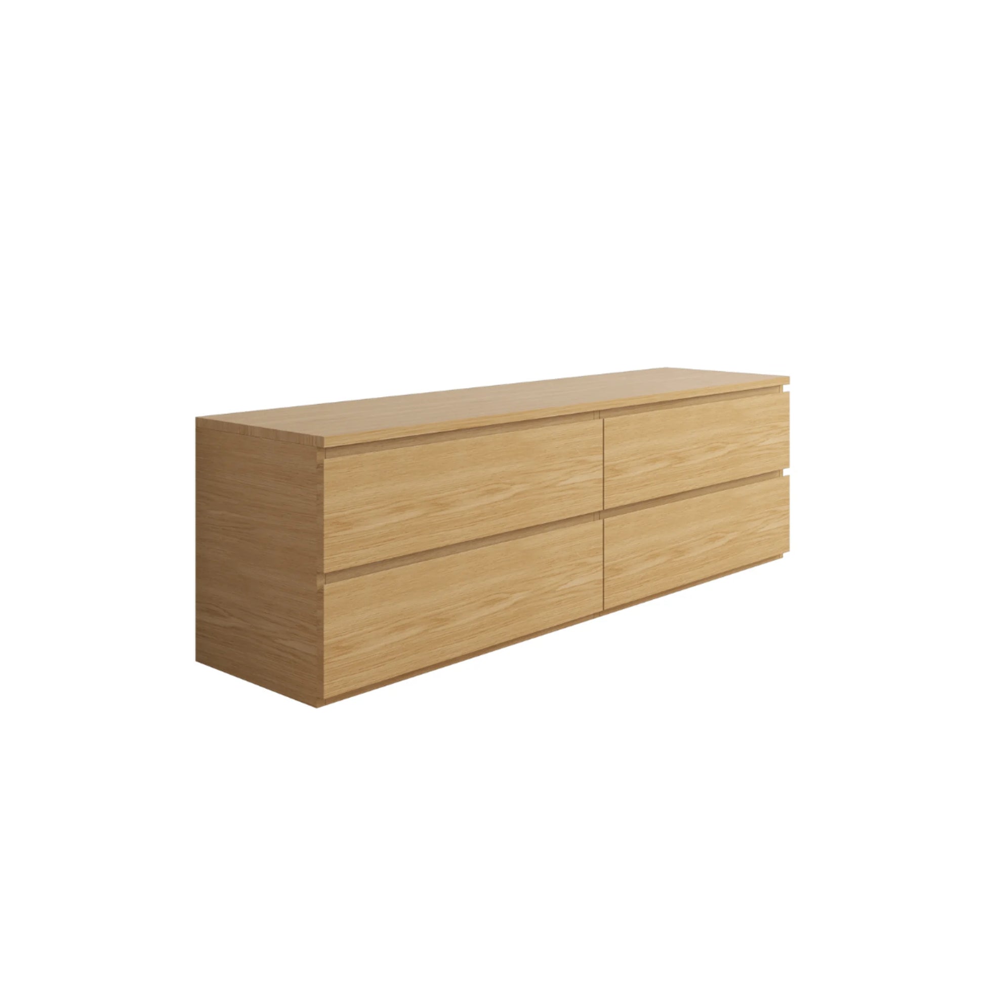 Loft Ensio Entertainment Unit, 160cm, Natural Wood