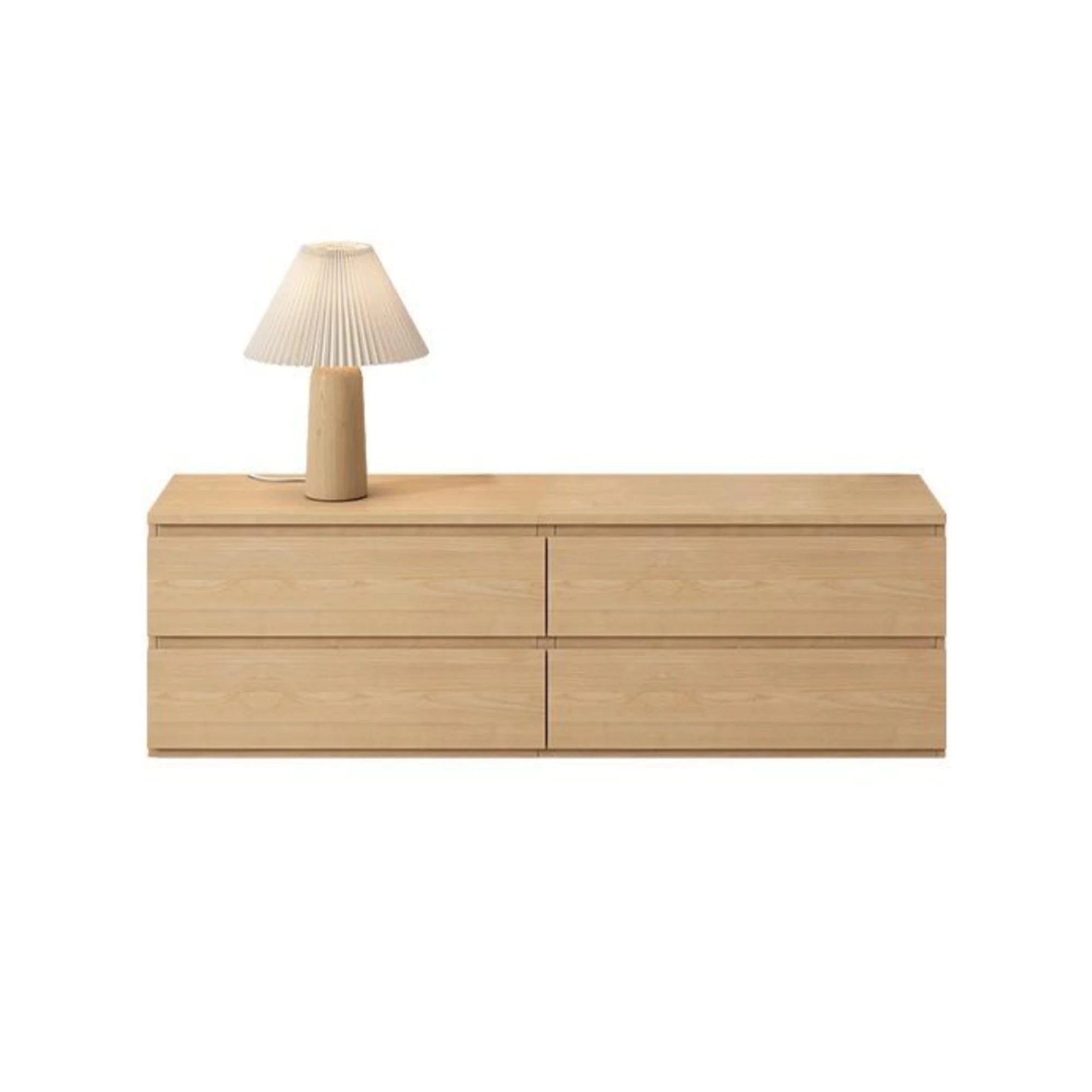 Loft Ensio Entertainment Unit, 160cm, Natural Wood