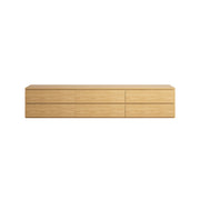 Loft Ensio Entertainment Unit, 240cm, Natural Wood