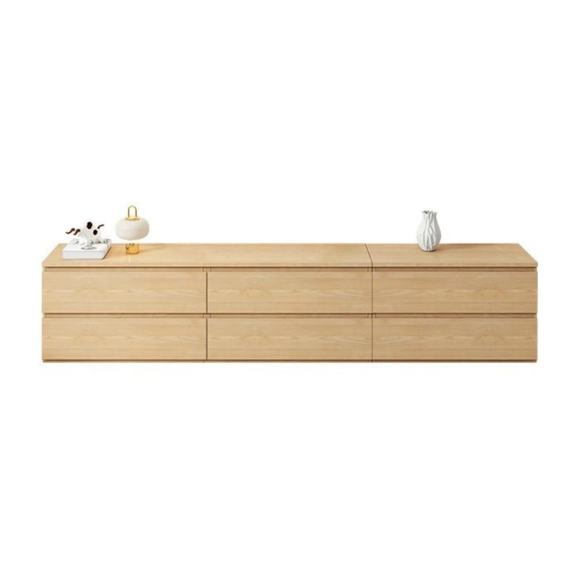 Loft Ensio Entertainment Unit, 240cm, Natural Wood