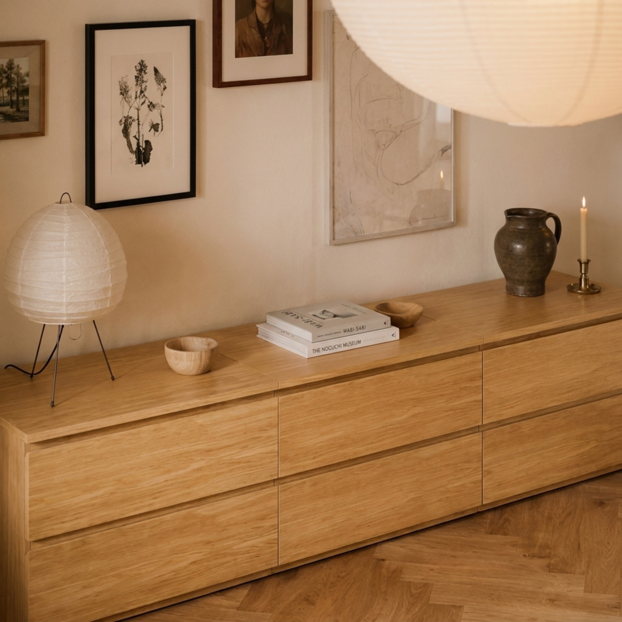 Loft Ensio Entertainment Unit, W240cm, Natural Wood
